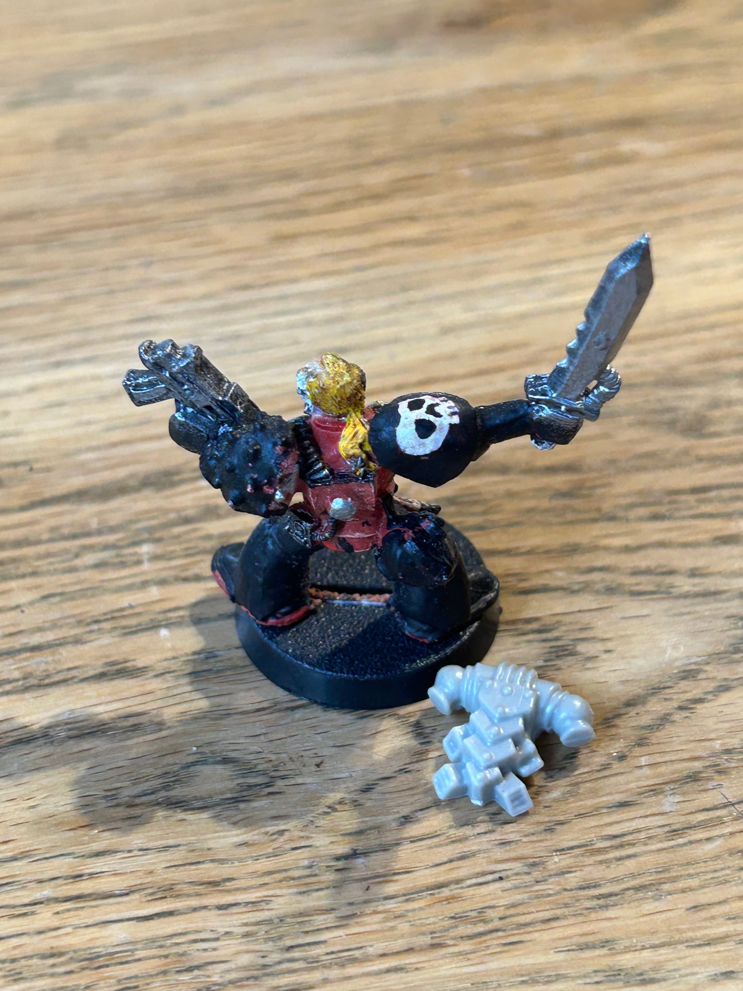 Space Marine captain Metal 40k Rogue Trader Citadel