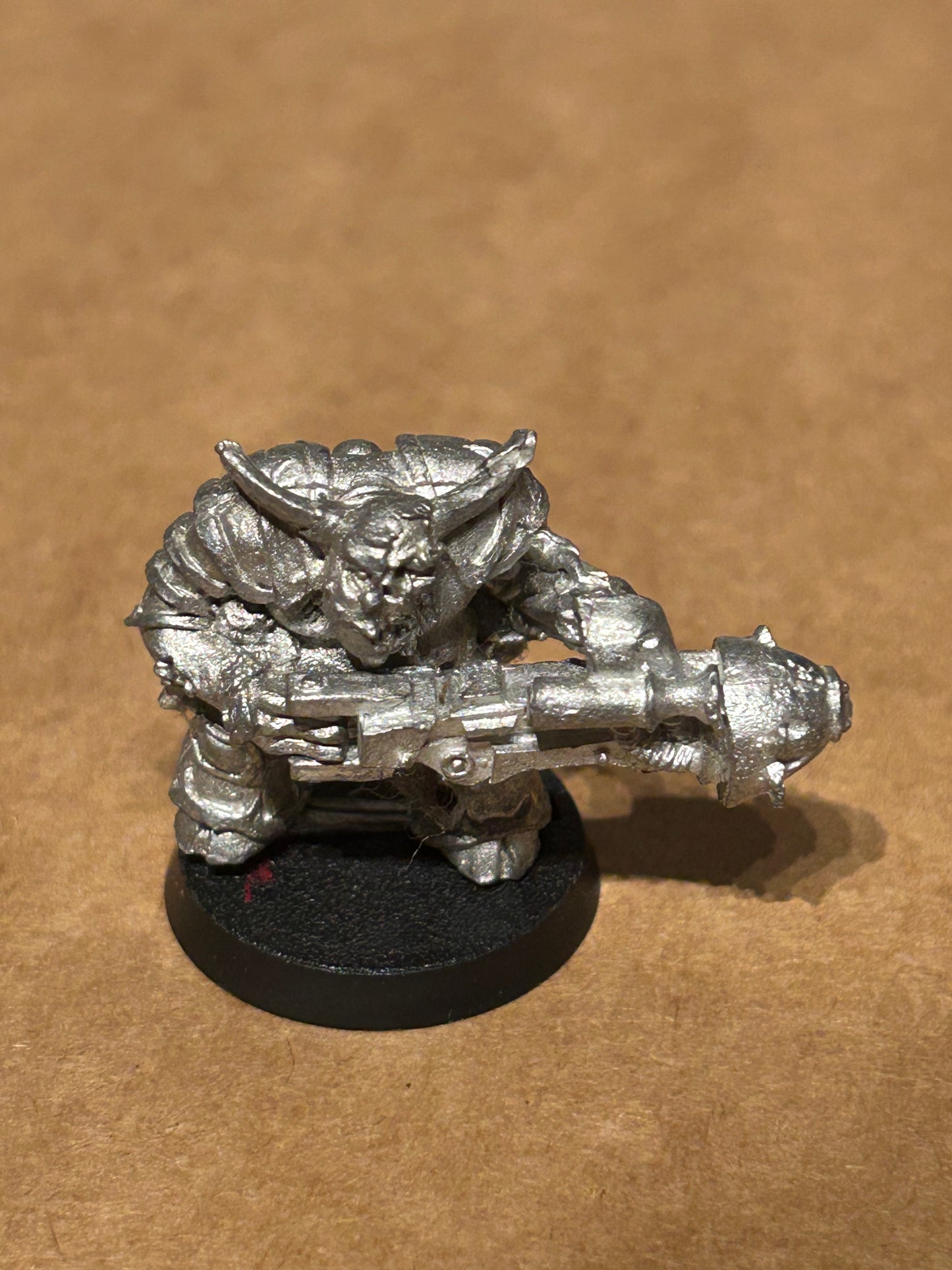 Games Workshop Warhammer 40k Rogue Trader Chaos Renegades nurgle renegade with horns conversion beamer (not glued on)