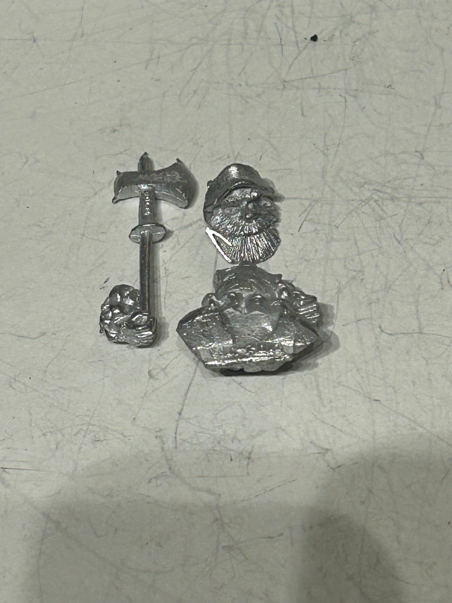 Assault group landsknecht dwarf with halberd