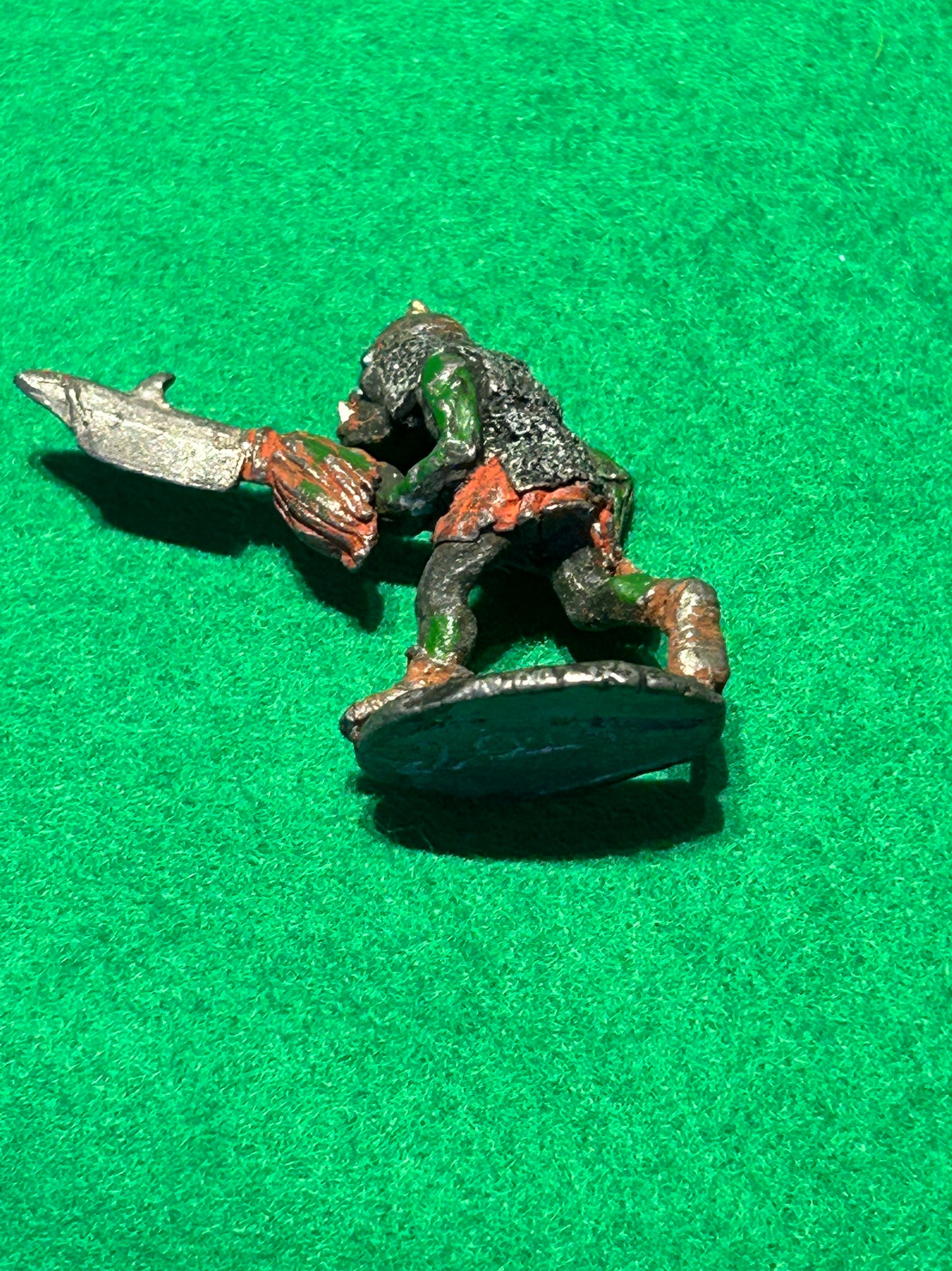 Citadel - Pre Slotta - Warhammer - C16 Orc Warrior - with polearm 1984