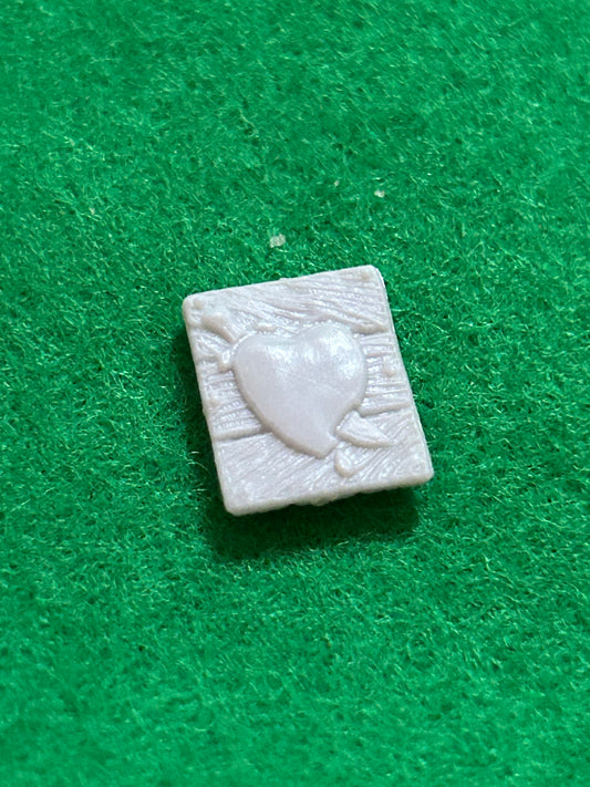 Warhammer fantasy marauder miniatures orcs and goblins rectangular knife through heart shield (12 available, price is per shield)