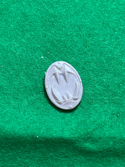 Warhammer fantasy marauder miniatures orcs and goblins large oval open mouth shield (7 available, price is per shield)