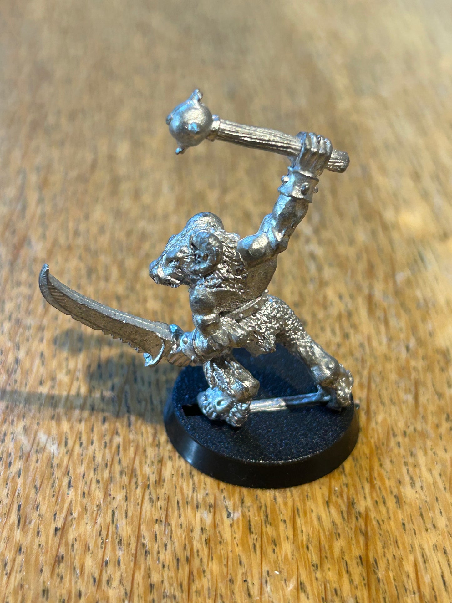 Imperial Guard Beastman with Sword & Mace Rogue Trader Metal Citadel 40k