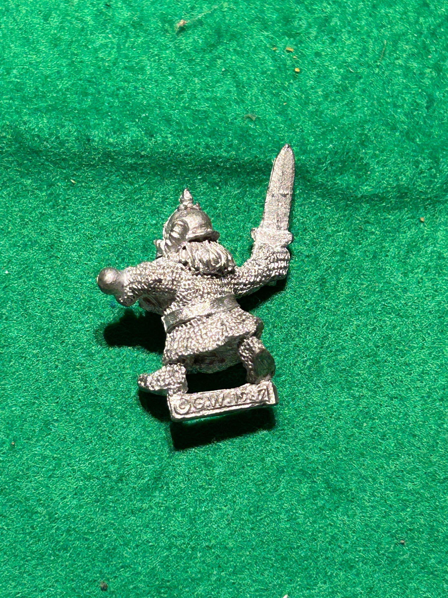 (Games Workshop Warhammer fantasy Citadel D2 Norse Dwarf Rorik Lizardslice Dwarves 1987 (3 available, all unpainted)