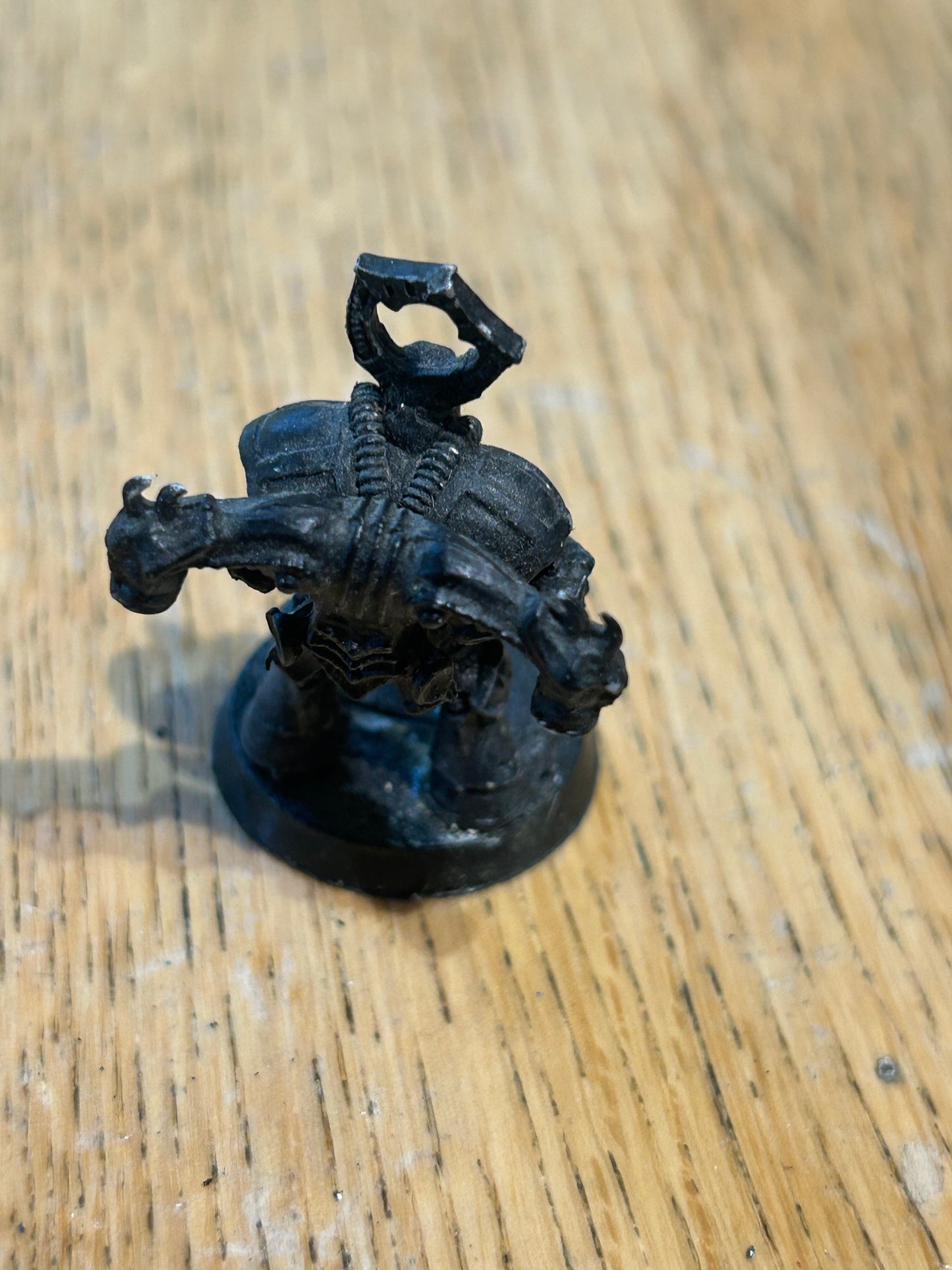 Vintage Warhammer 40k Chaos Renegade with Bolter Metal with backpack