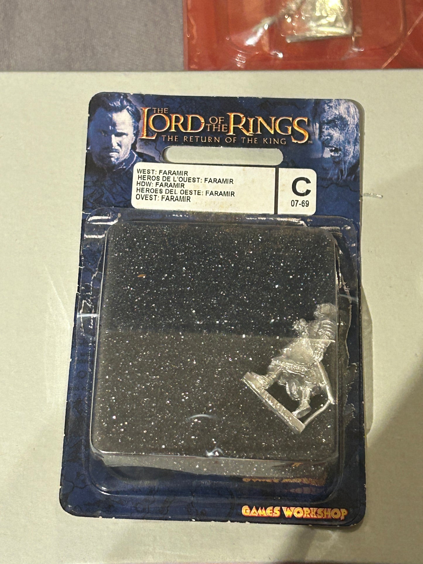 West Faramir On Foot LOTR Metal MESBG West (Metal) sealed blister