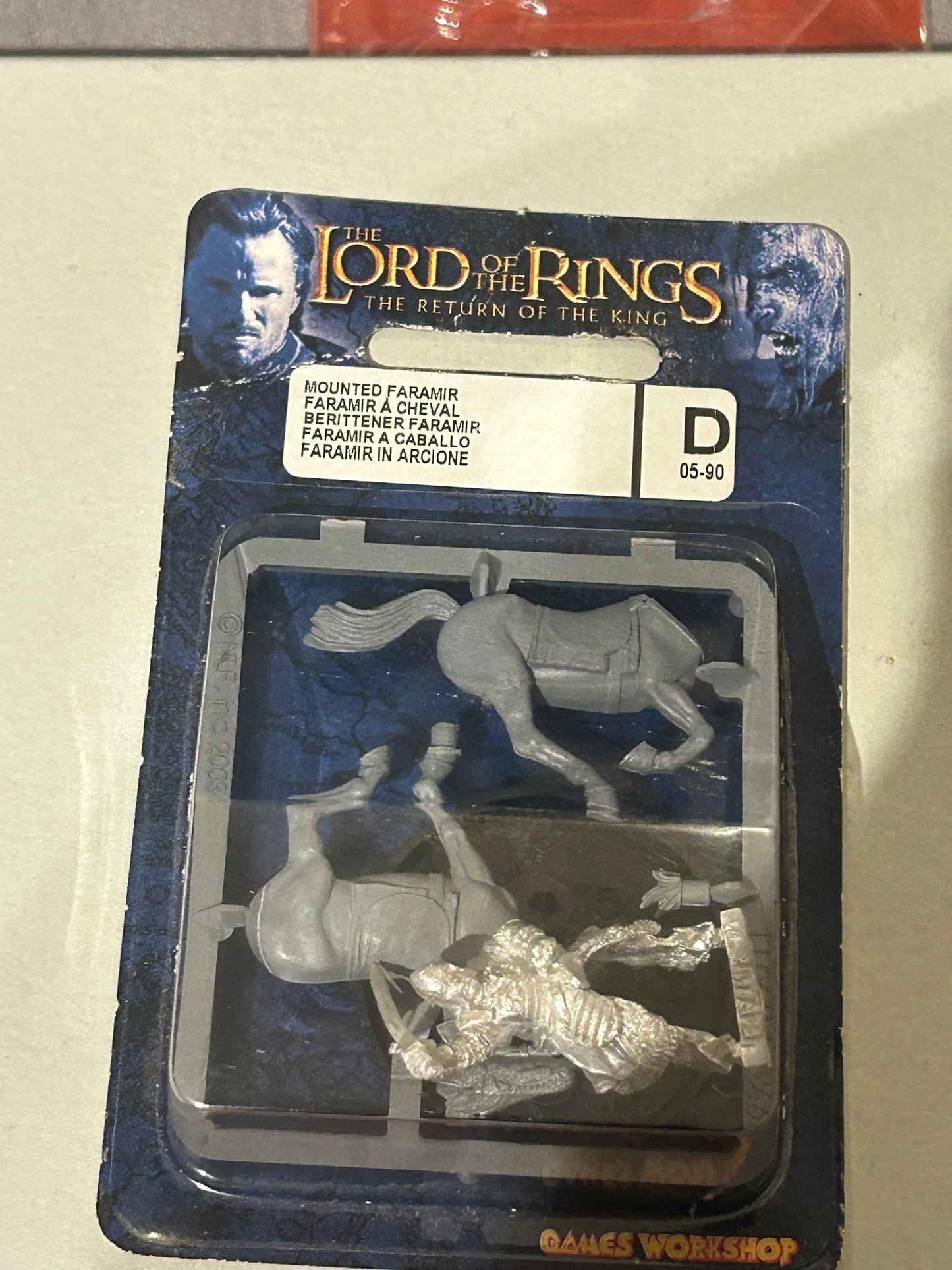 Games Workshop Lord of the Rings Metal Warhammer Mounted Faramir New sealed blister