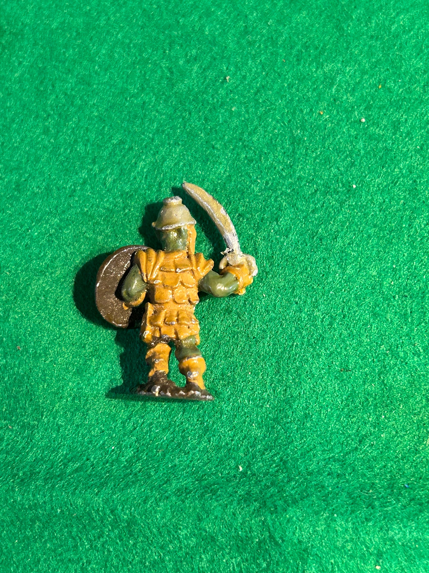 Citadel fiend factory red orc in plate armour with sword FF26