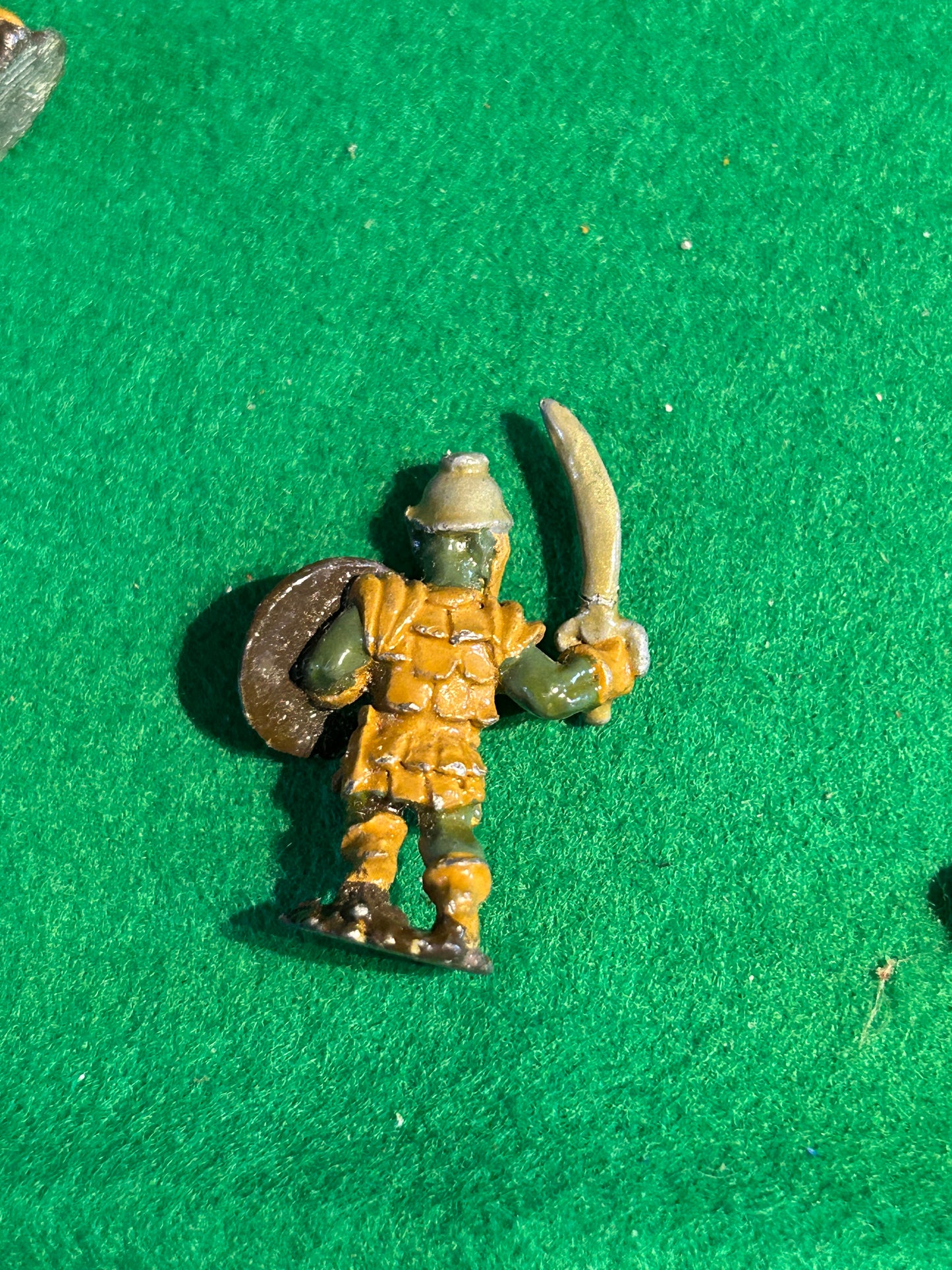 Citadel fiend factory red orc in plate armour with sword FF26