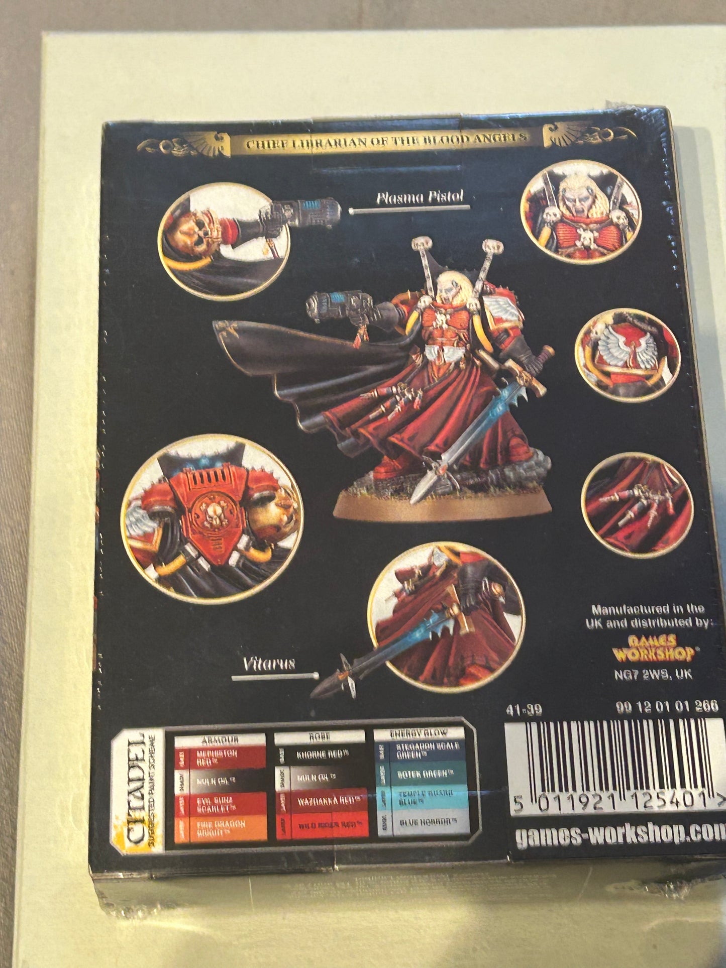 BLOOD ANGELS: MEPHISTON Lord of Death Warhammer 40k GAMES WORKSHOP new in sealed box