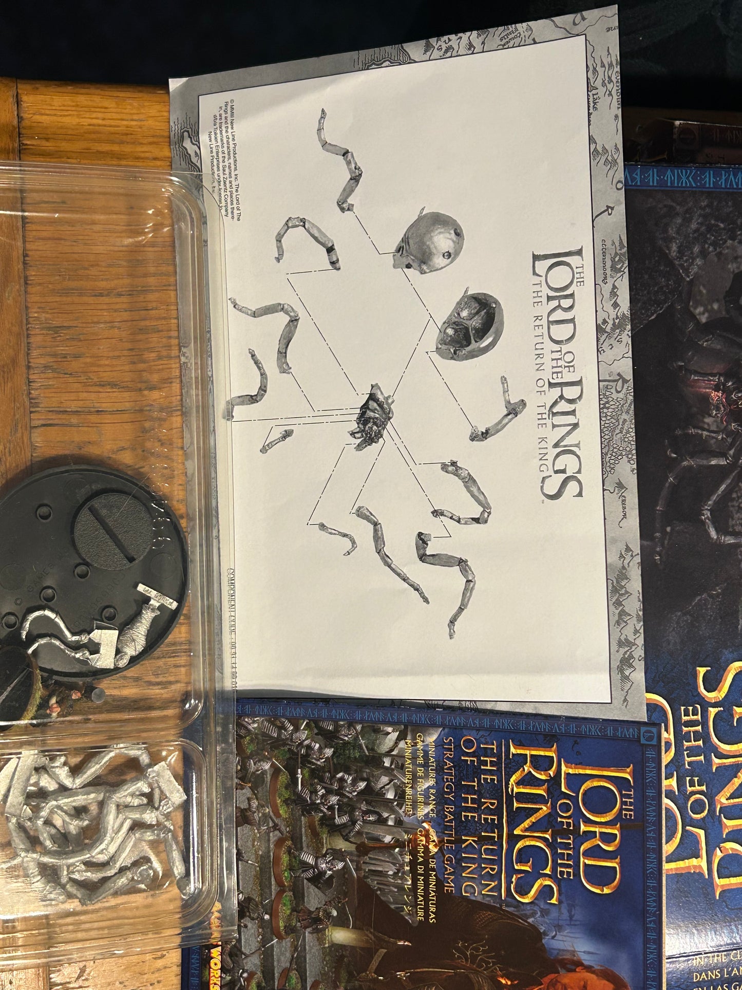 Games Workshop LOTR In The Clutches of Shelob Metal 2004 mostly New in opened box (Sam has been painted)