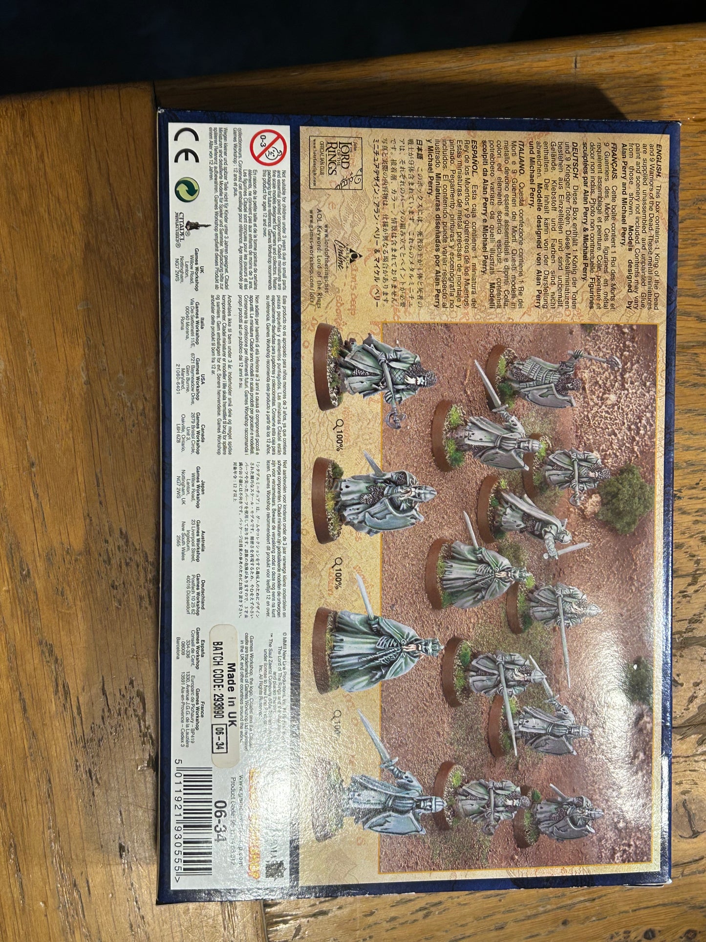 Army of the Dead METAL new Games Workshop Middle Earth Game MESBG New in opened box