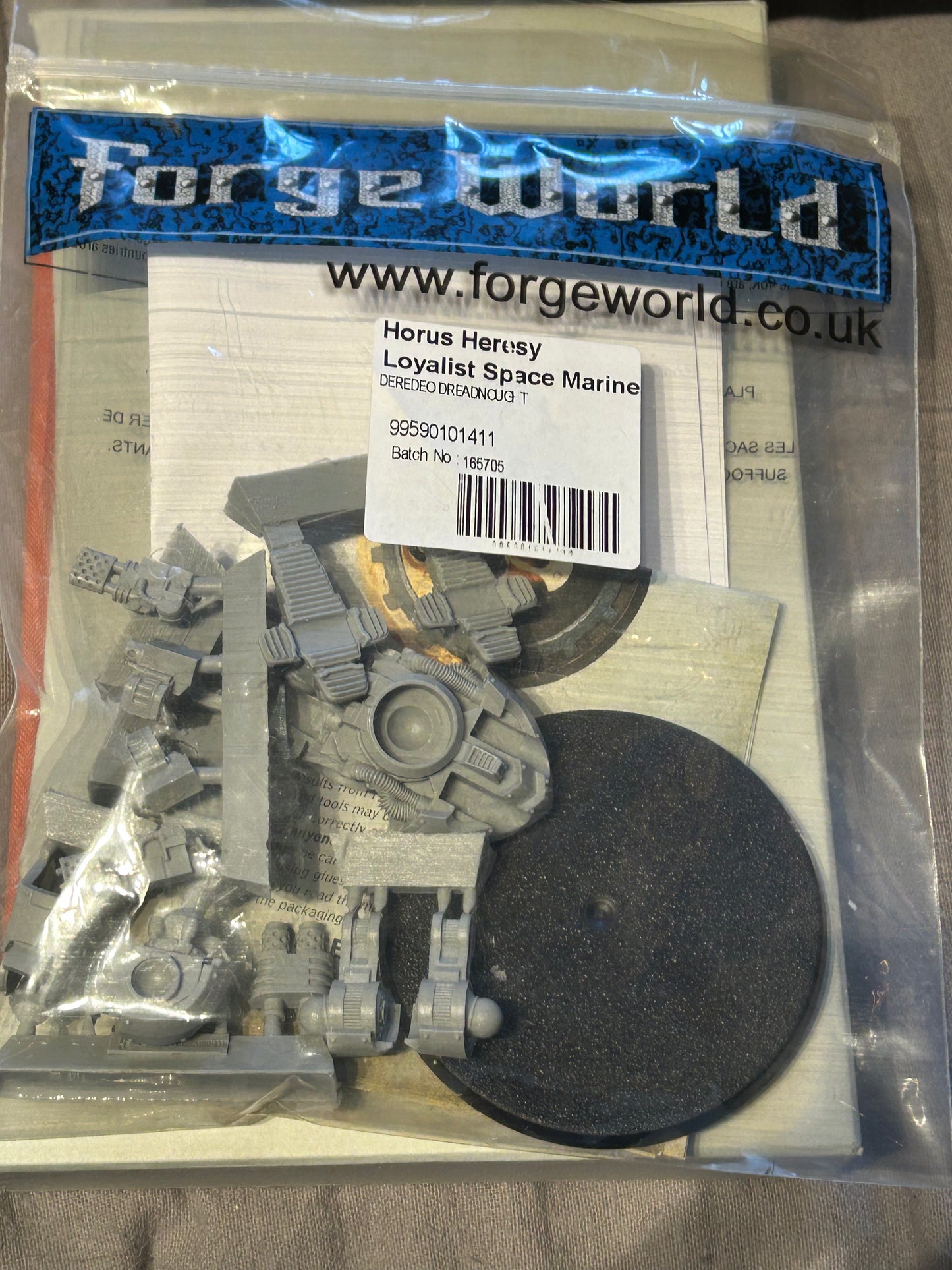 OOP Forgeworld Resin DEREDEO DREADNOUGHT WALKER CHASSIS Original and BNIB