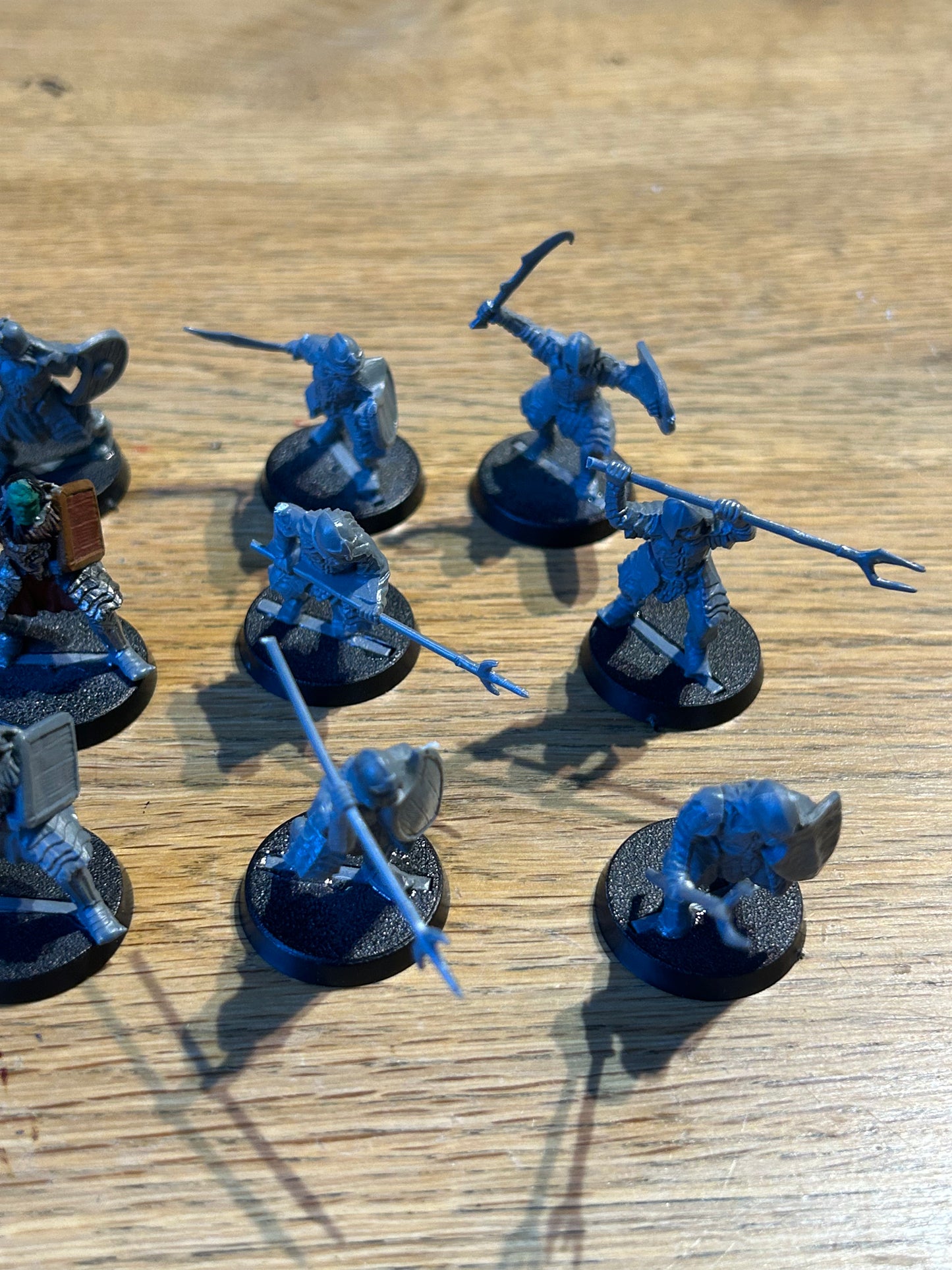 Moranno Orcs x12 (4 hand weapon and shield, 4 polearm and shield, 4 polearm)
MESBG