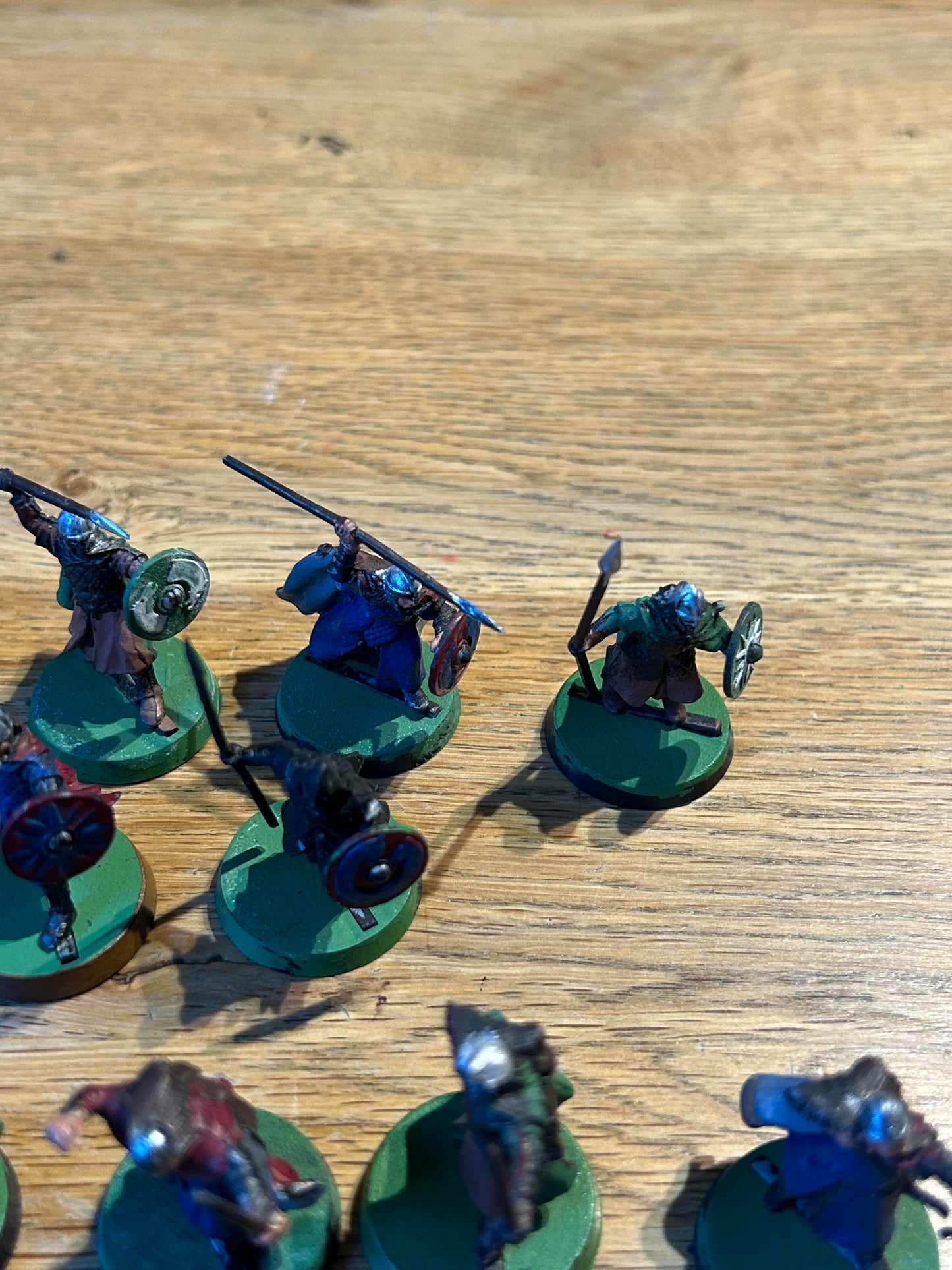 Rohan warriors x22 MESBG (two have bent/fragile spears)