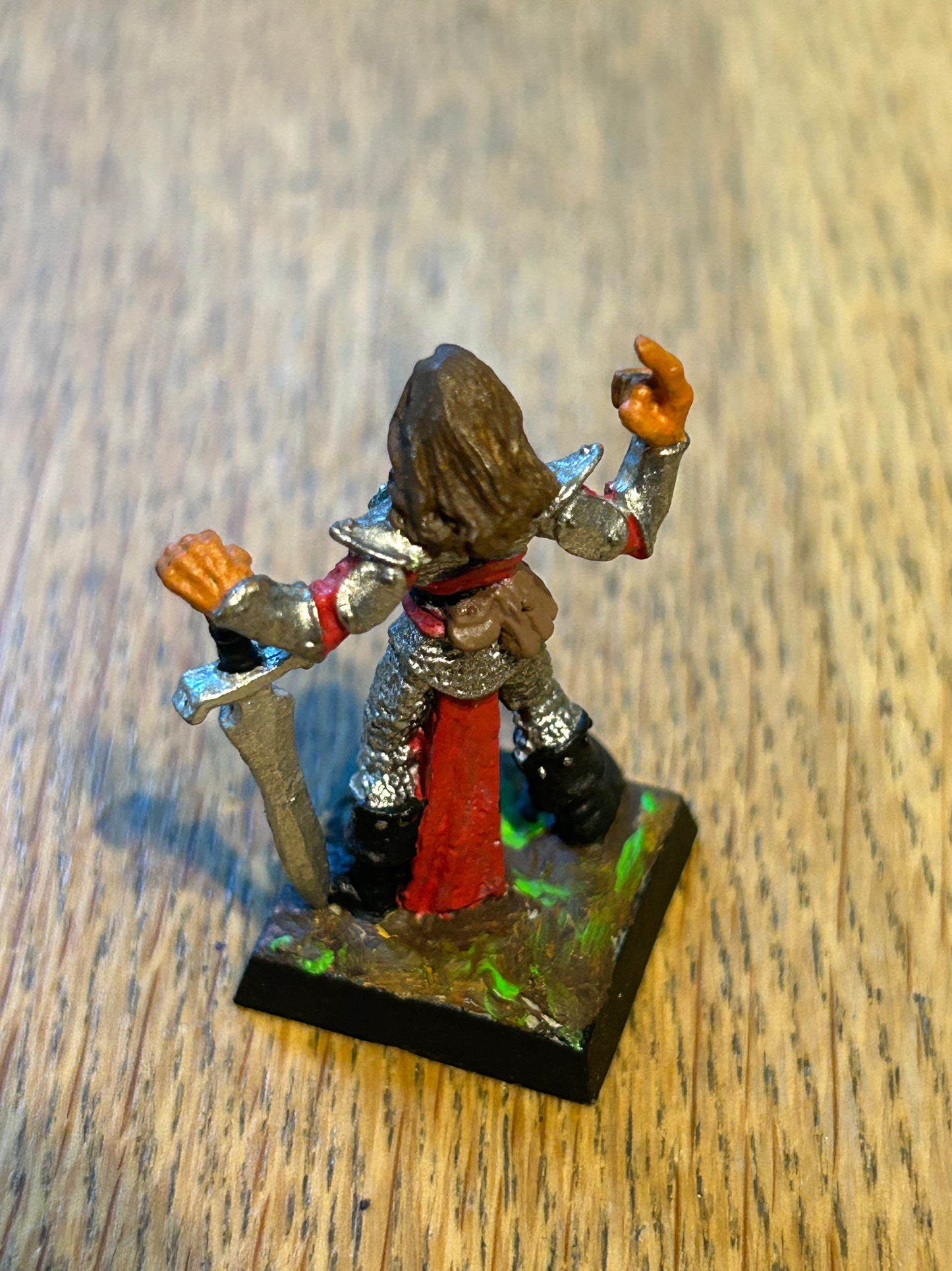 Citadel Warhammer Wood Elves Caelga Sorrowblade Elf Captain Sword Command 1987