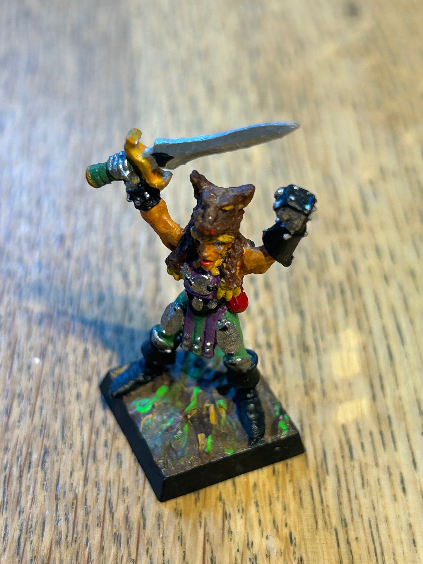 Citadel Warhammer Wood Elves mael ironwolf champion Elf Command GW