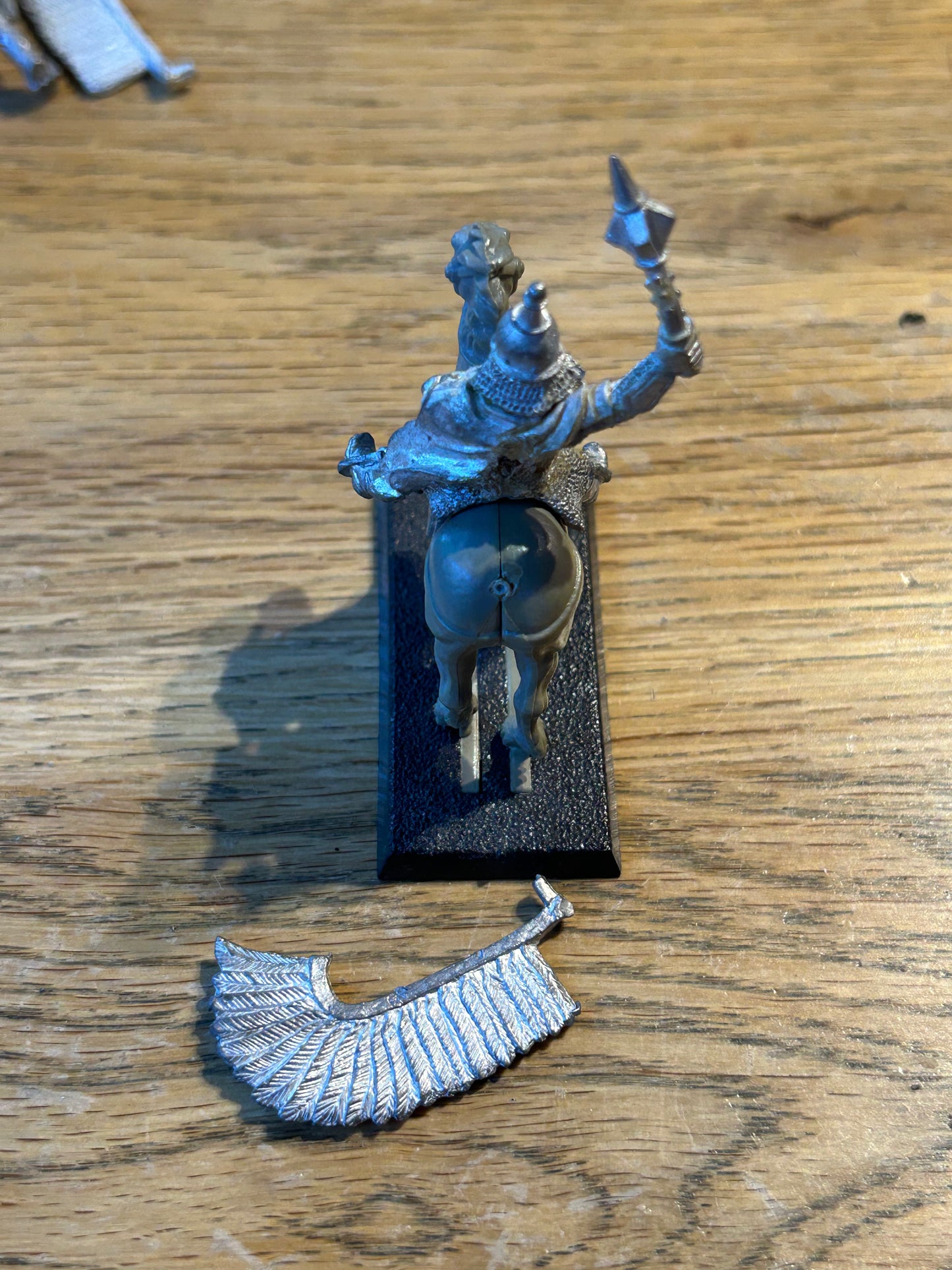 Warhammer Fantasy Old World Kislev Winged Lancer champion (horse has no tail)
