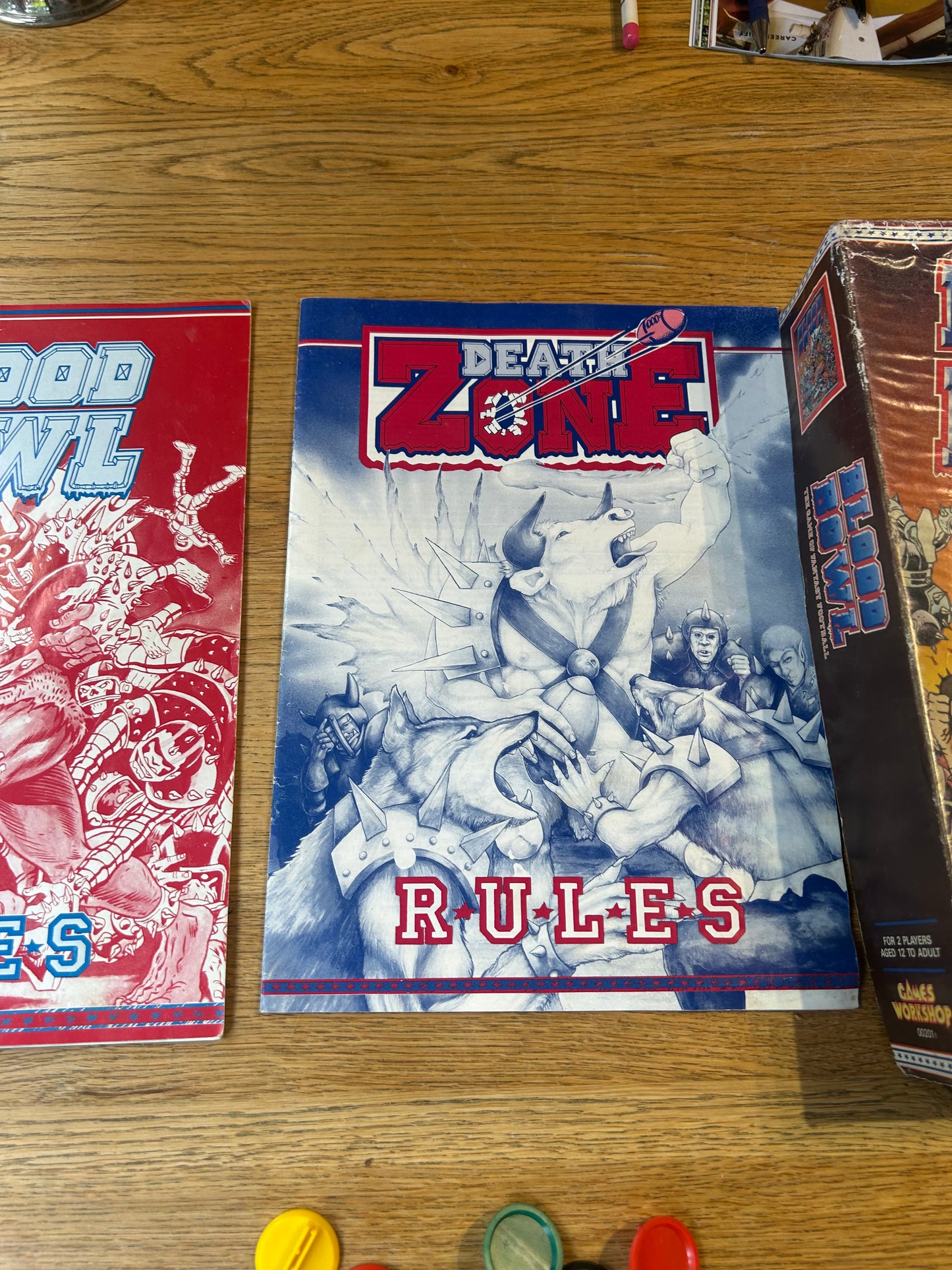 Blood Bowl 1st Edition Board Game and death zone (read description)