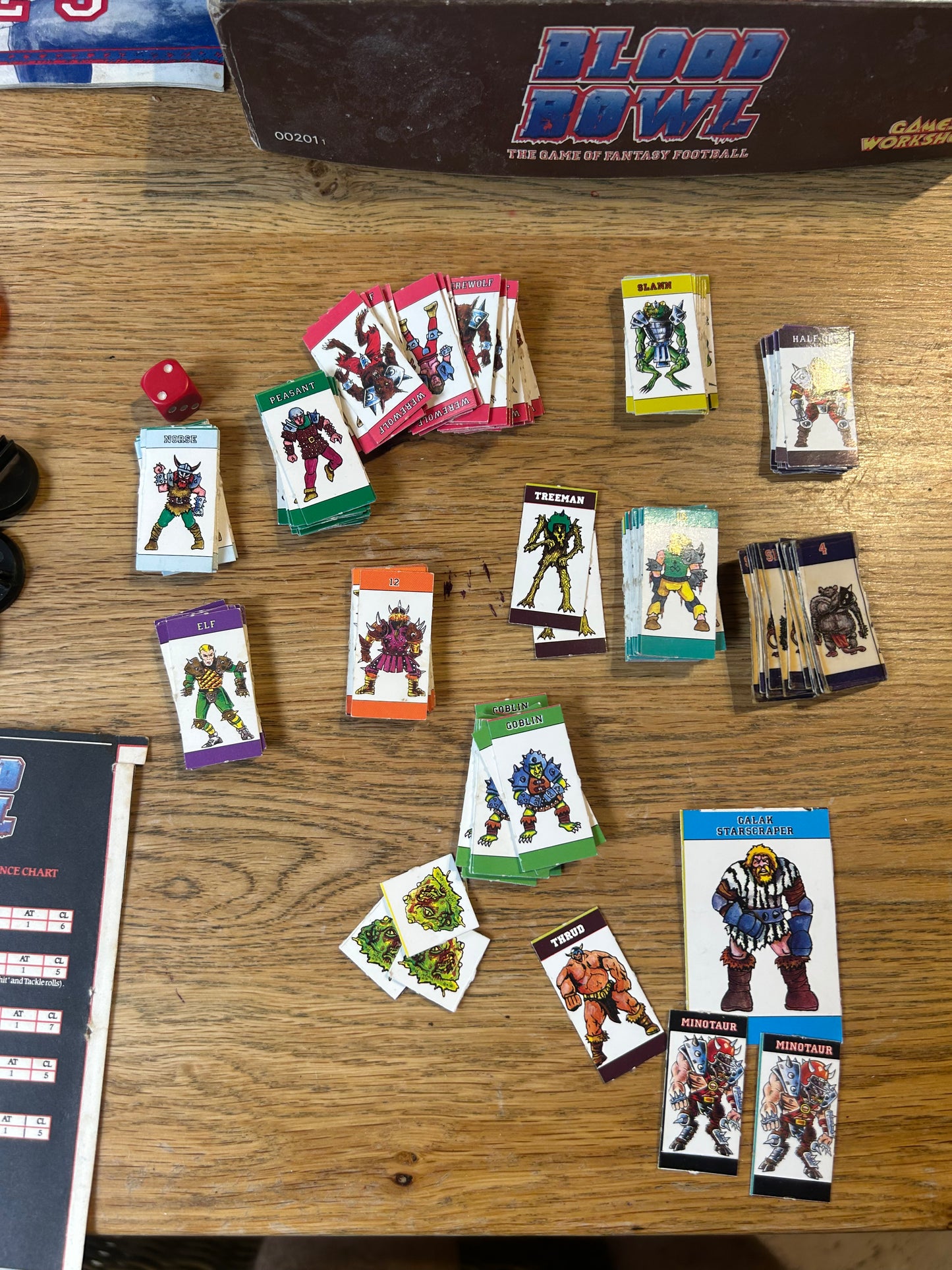 Blood Bowl 1st Edition Board Game and death zone (read description)