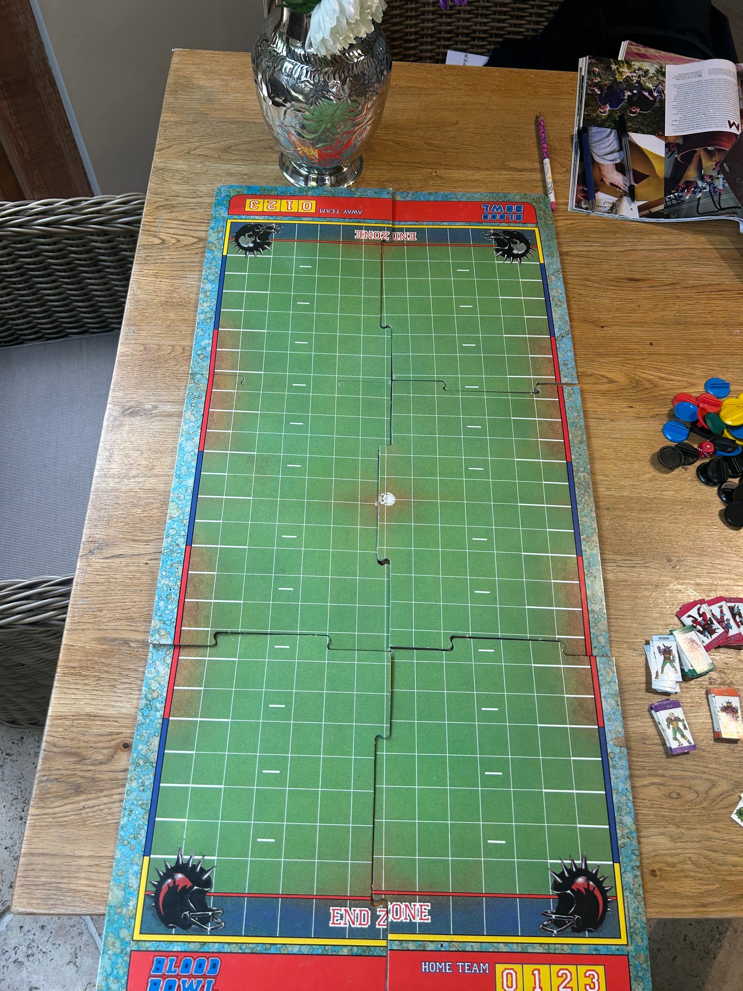 Blood Bowl 1st Edition Board Game and death zone (read description)