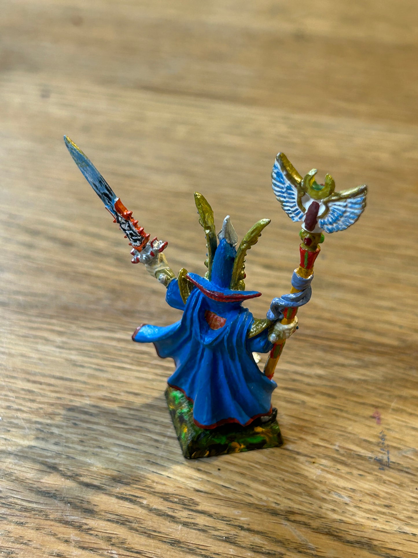 Vintage Warhammer High Elves 'Teclis High Elf Mage' 1990s Metal