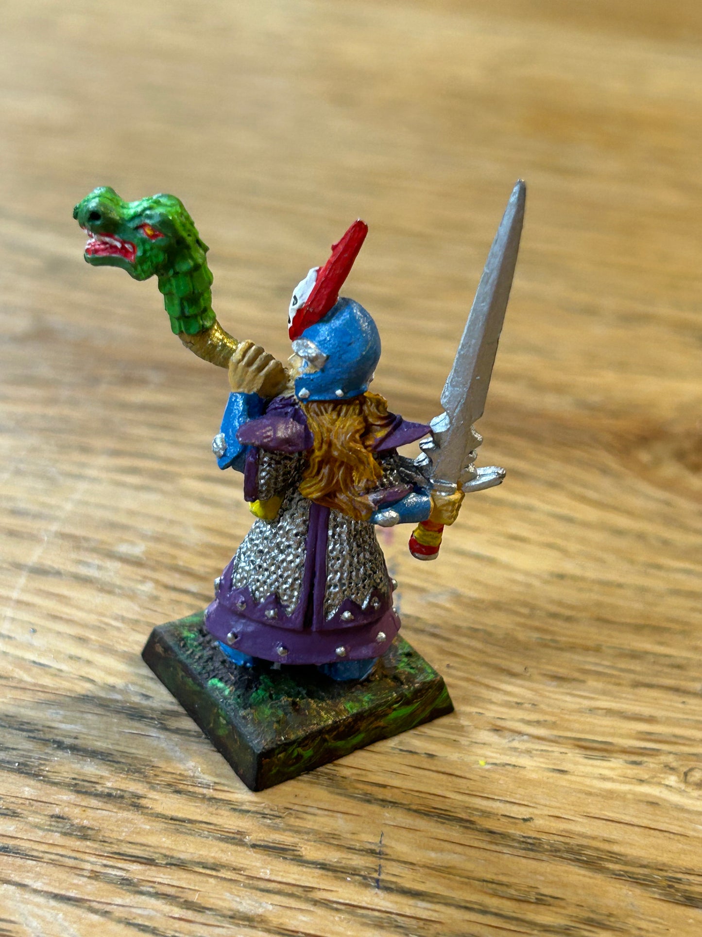 Warhammer fantasy dark elves Command group musician horn blower