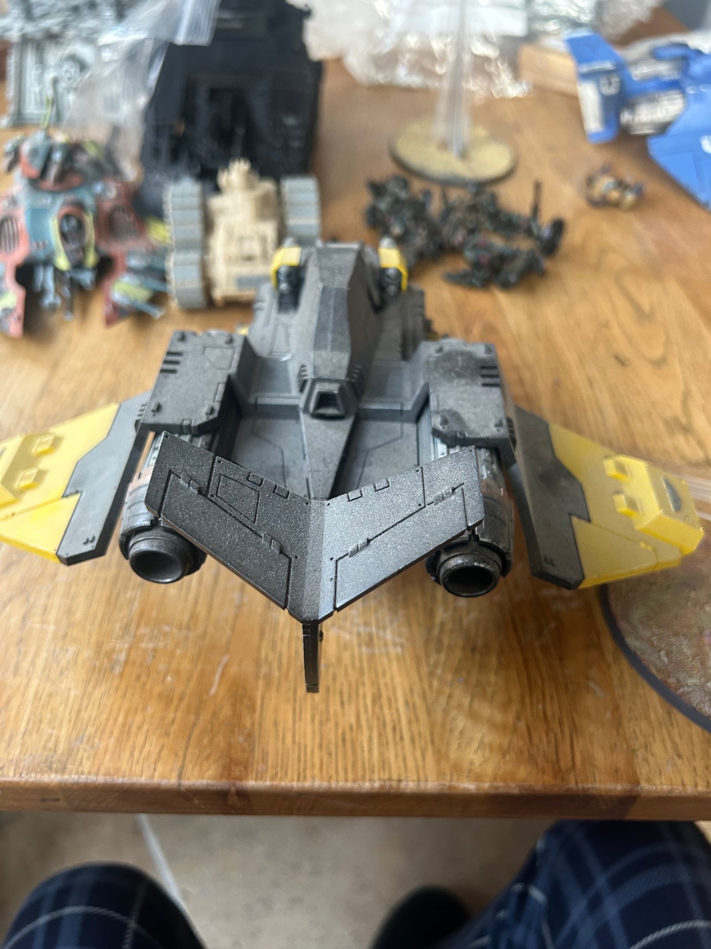 Warhammer 40k storm raven gunship space marines (needs a bit of a clean as it’s dusty)