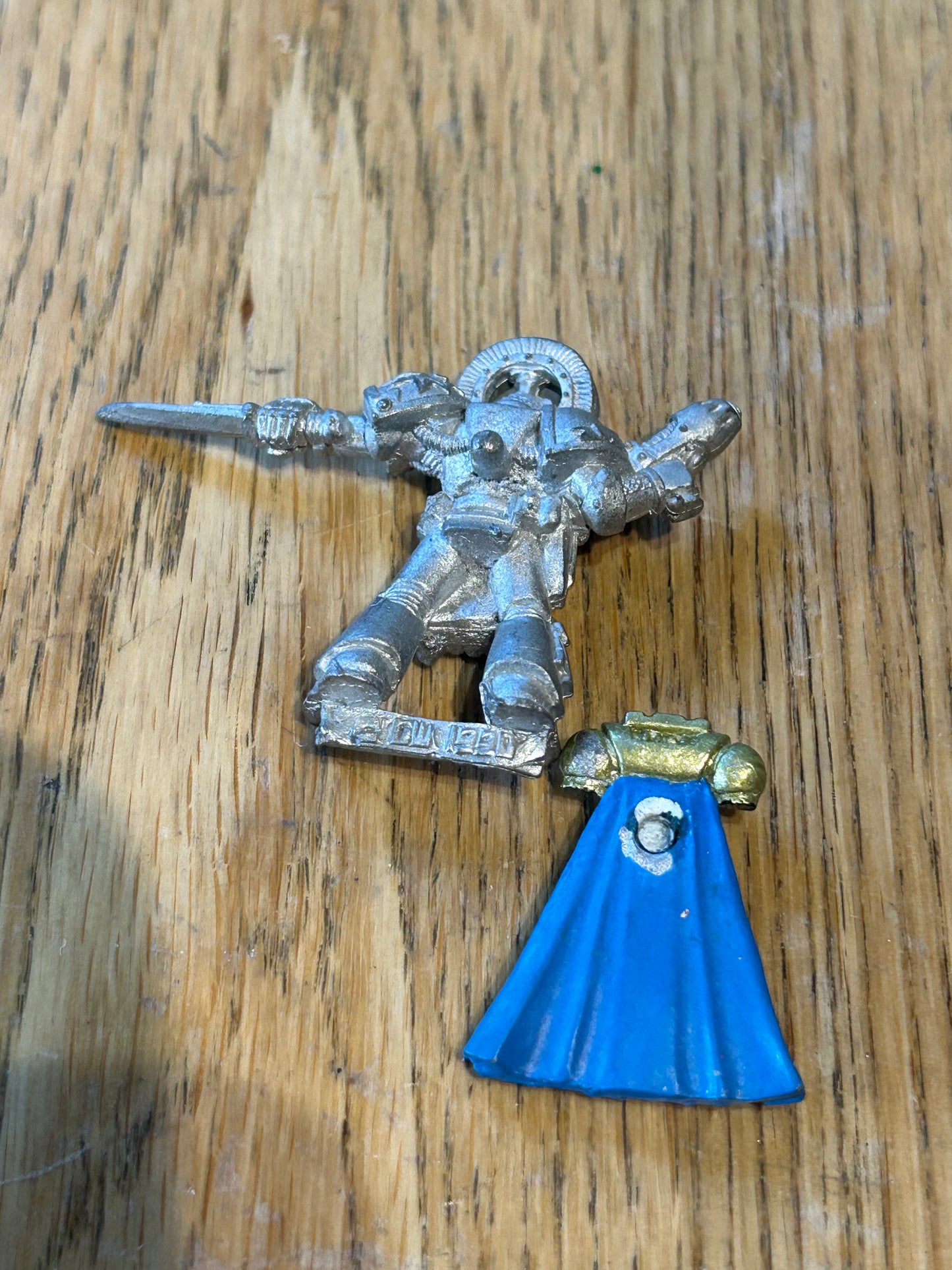 Space Marine Ultramarine Captain Metal 40k Citadel 2nd Ed Rogue Trader