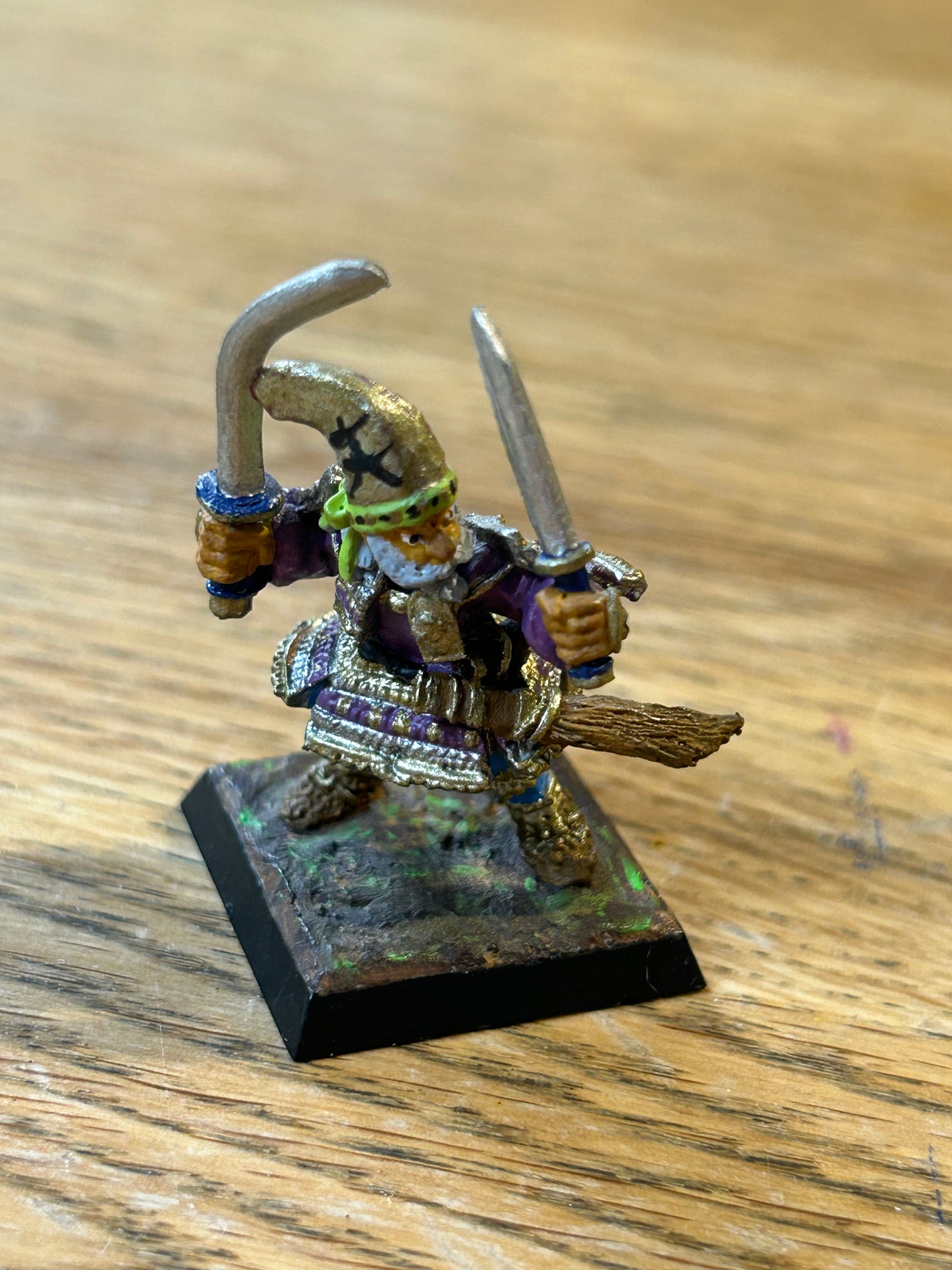 Citadel Warhammer 80s Oriental Hero OH2 Samurai with Two Swords
