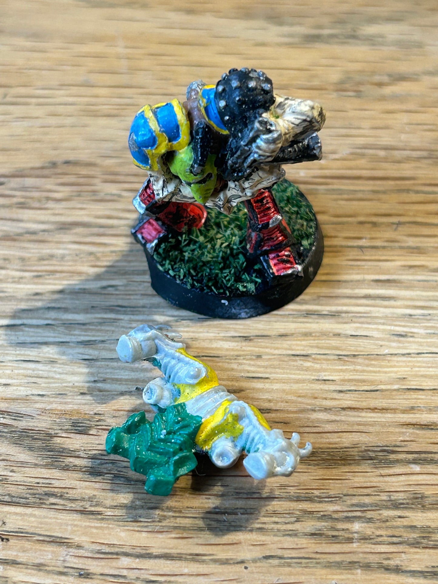Tzeentch Renegade Chaos Marine - 1st Edition - 1989 Metal - Warhammer 40K displaced head