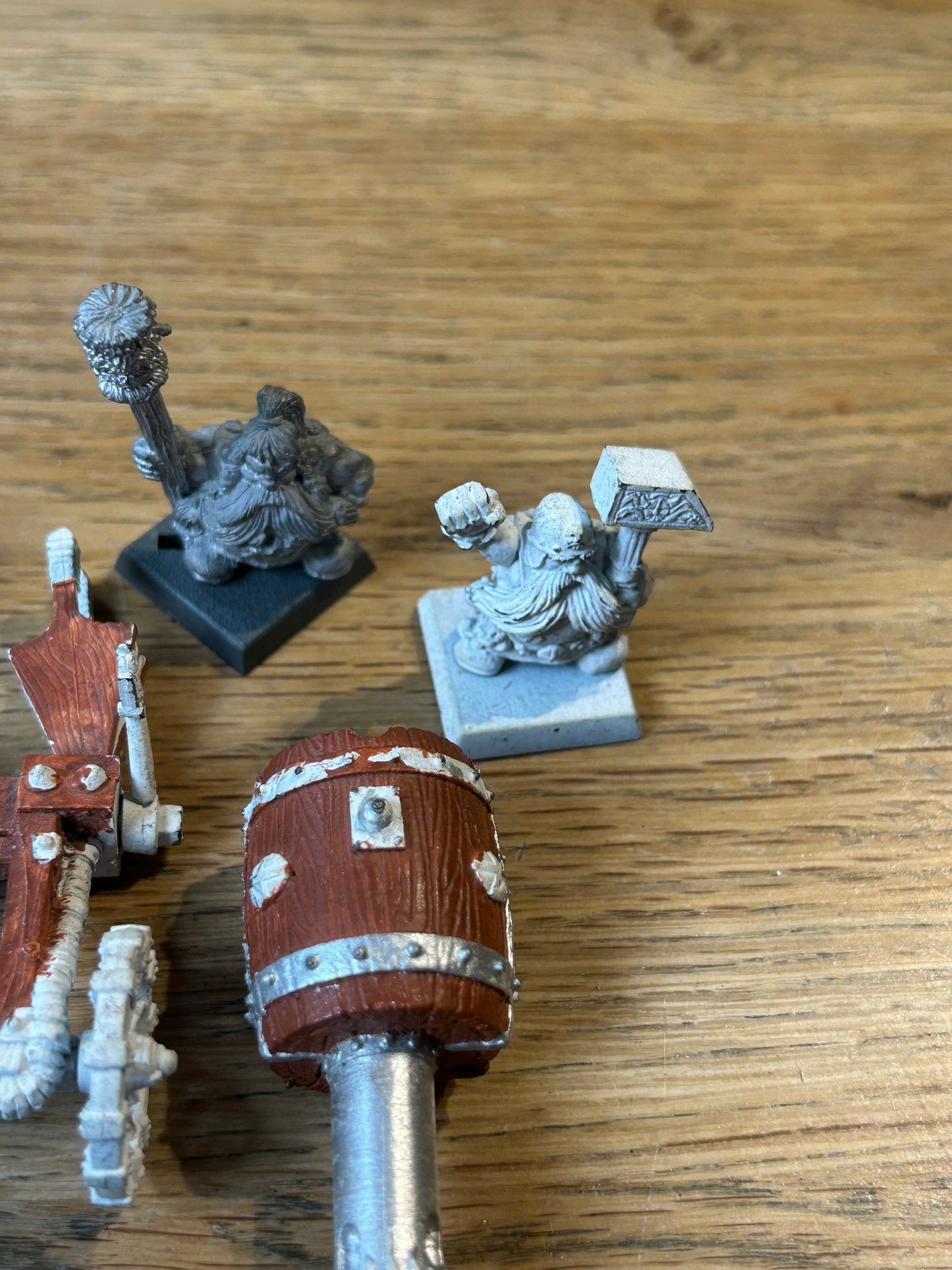 Warhammer Fantasy Old World metal dwarf flame cannon complete
