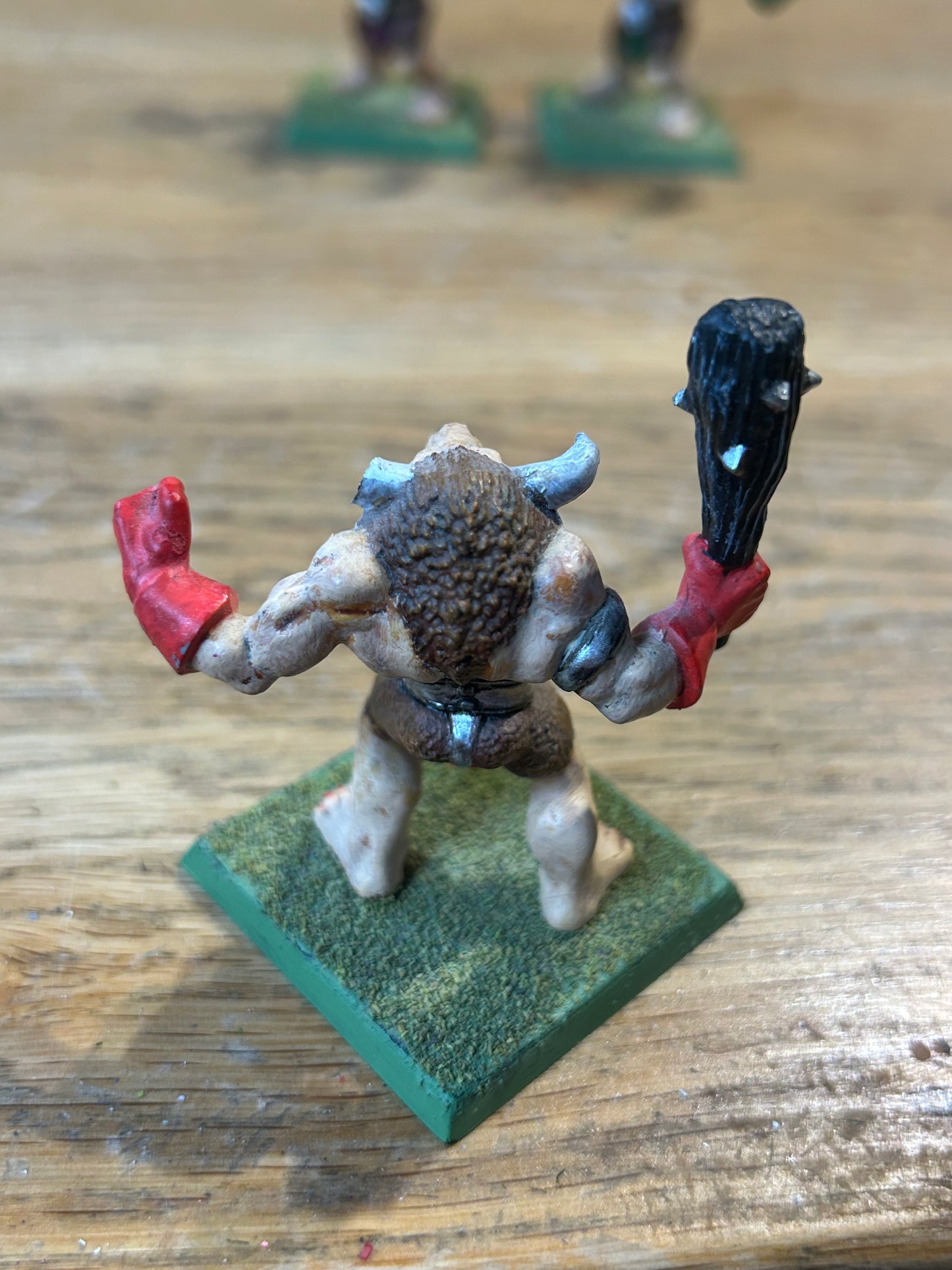 Warhammer Fantasy Quest Talisman Minotaur With club 90's Plastic