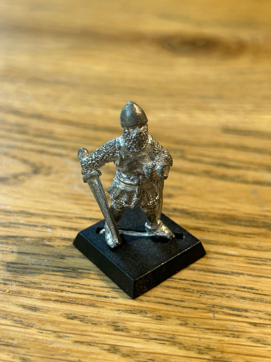 Games Workshop Citadel F9 Feudal Men at Arms Edric Bretonnian Metal Knight 1985