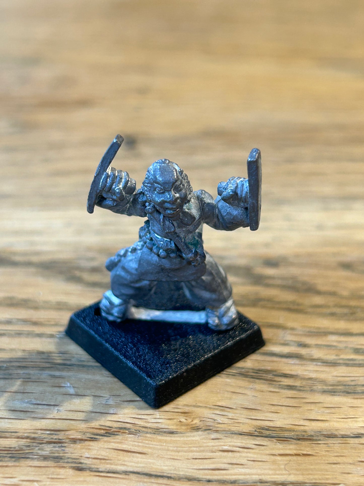 Vintage Warhammer Oriental Heroes Champion 'Po (Shukenja)' 1980s Metal