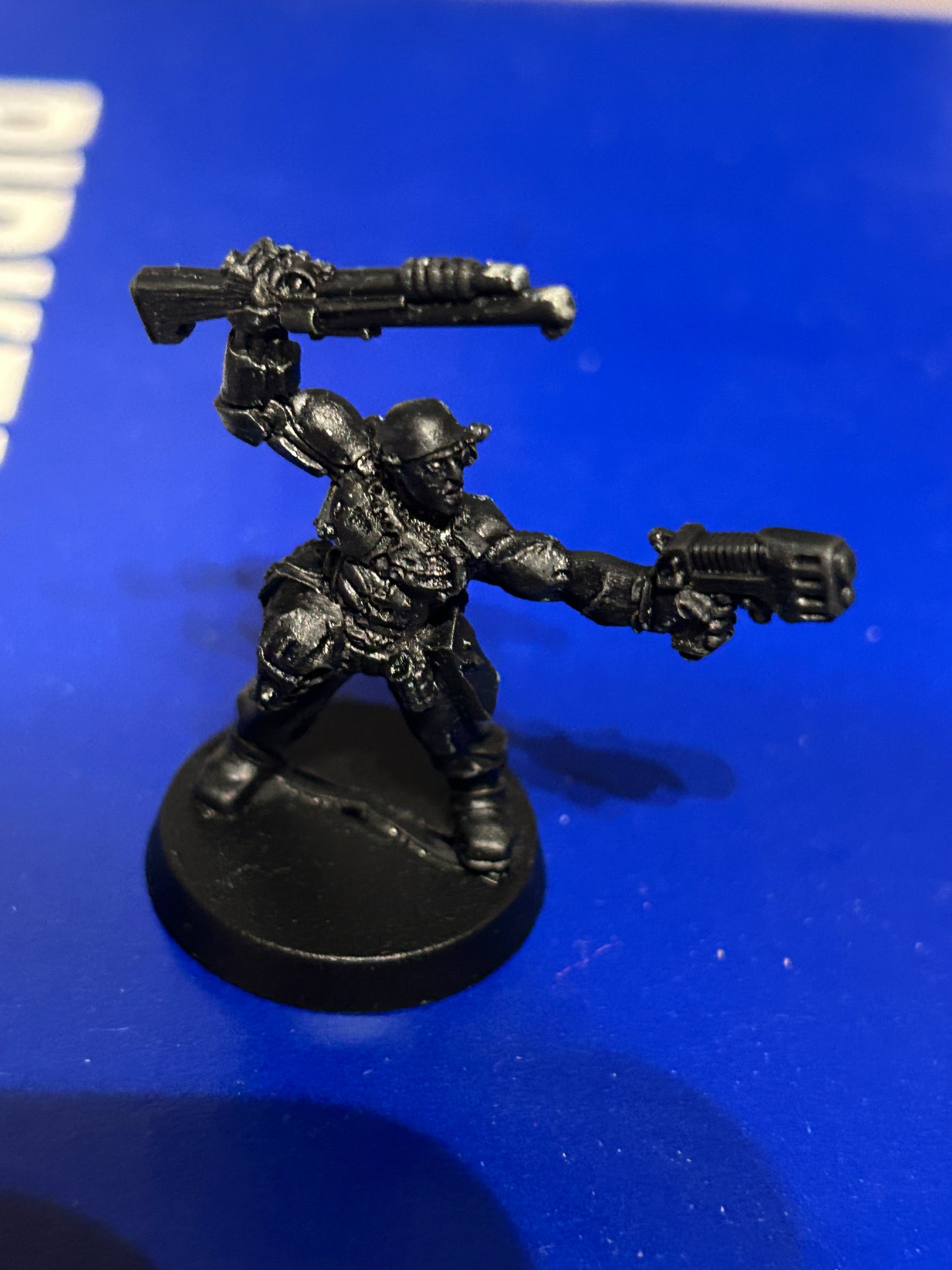 Colonel Iron Hand Straken Metal OOP Imperial Guard Warhammer 40k
