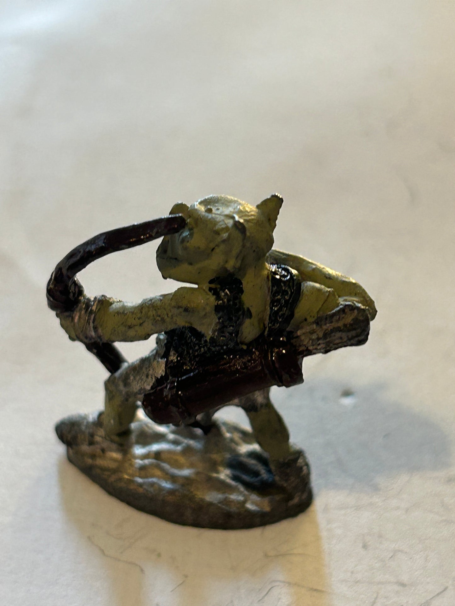 Citadel miniatures warhammer fantasy preslotta armoured orc firing bow fantasy tribes orc FTO7 c15 and c16 (I think)