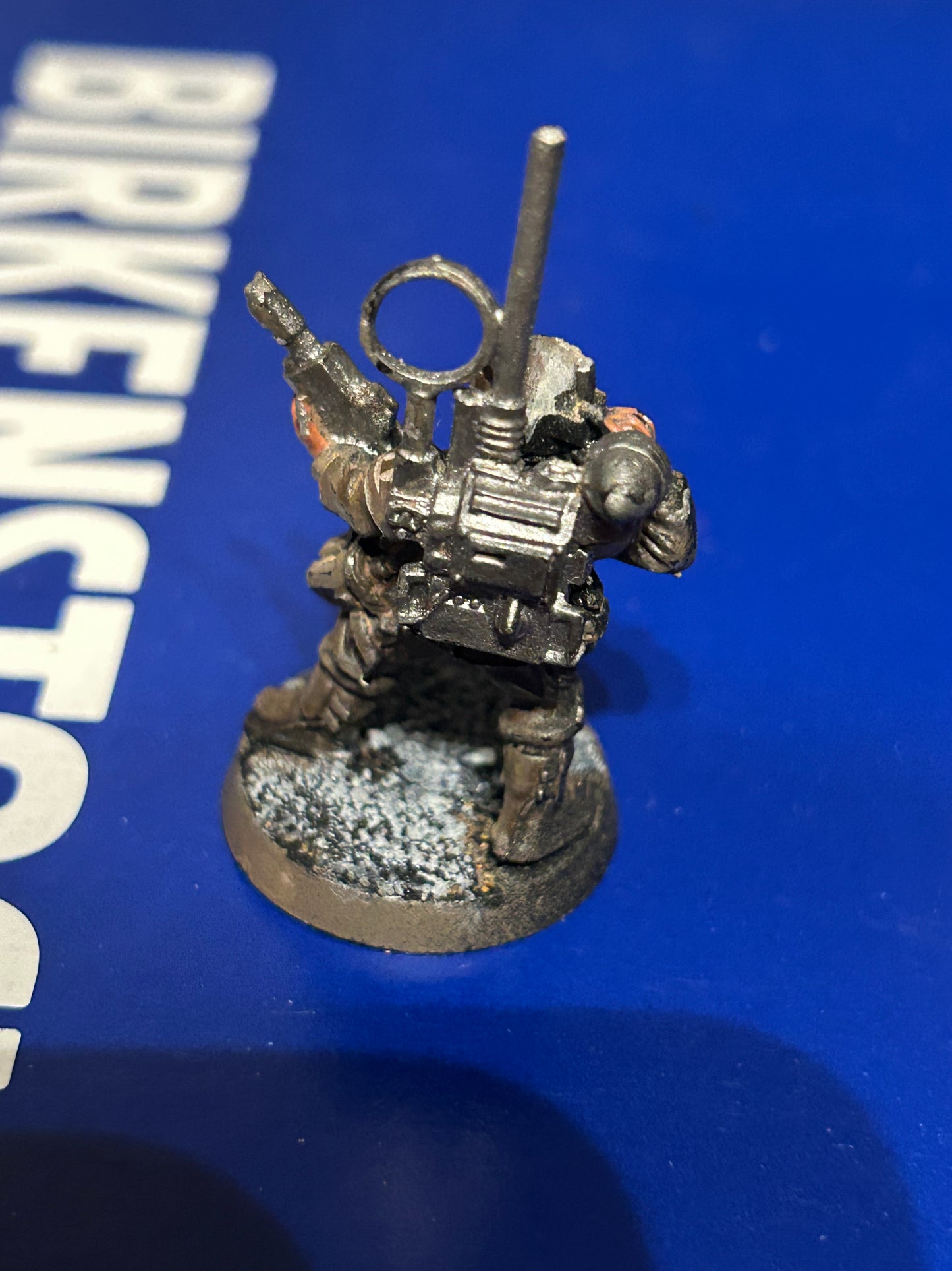 Warhammer 40k Imperial Guard Cadian Vox Caster metal