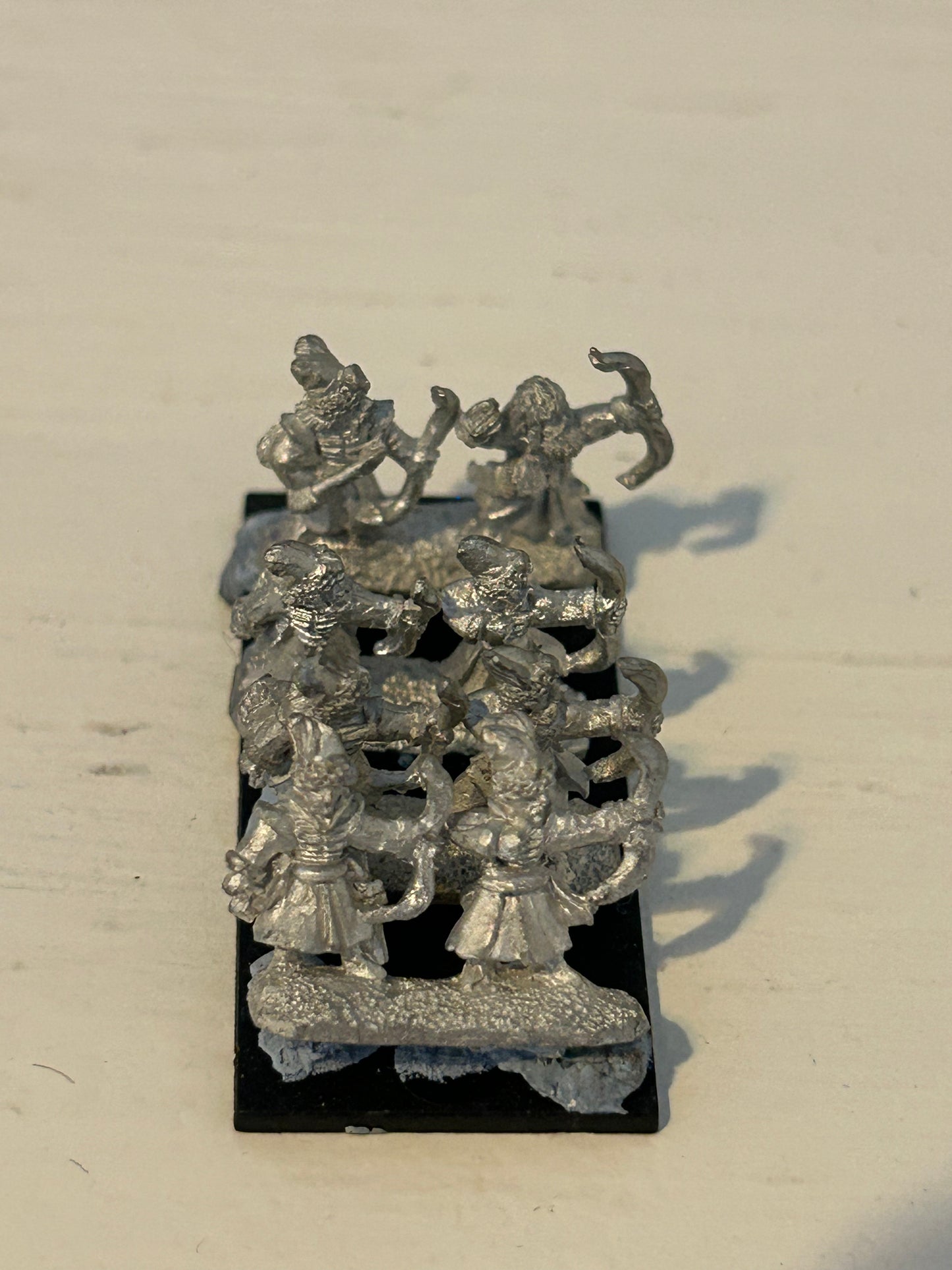 Warmaster 10mm Kislev Bowmen Regiment Metal OOP Games Workshop Archers 3 bases (lot 1)