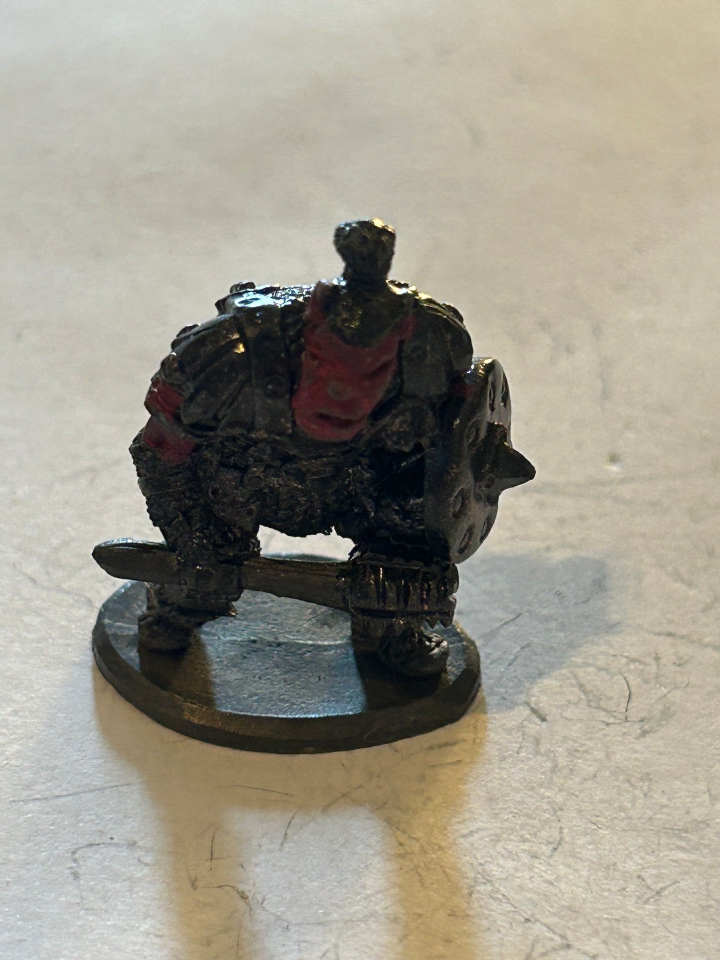 Citadel - Chronicle - Pre Slotta - Warhammer fantasy - CM09 - Hobgoblin with mace and shield