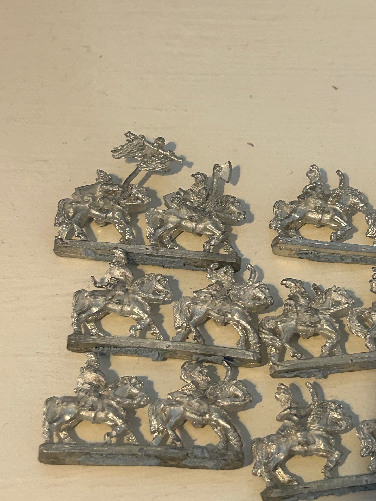 Warmaster 10mm - Kislev - Horse Archers including command - Metal OOP - Games Workshop 3 bases worth (lot 3)