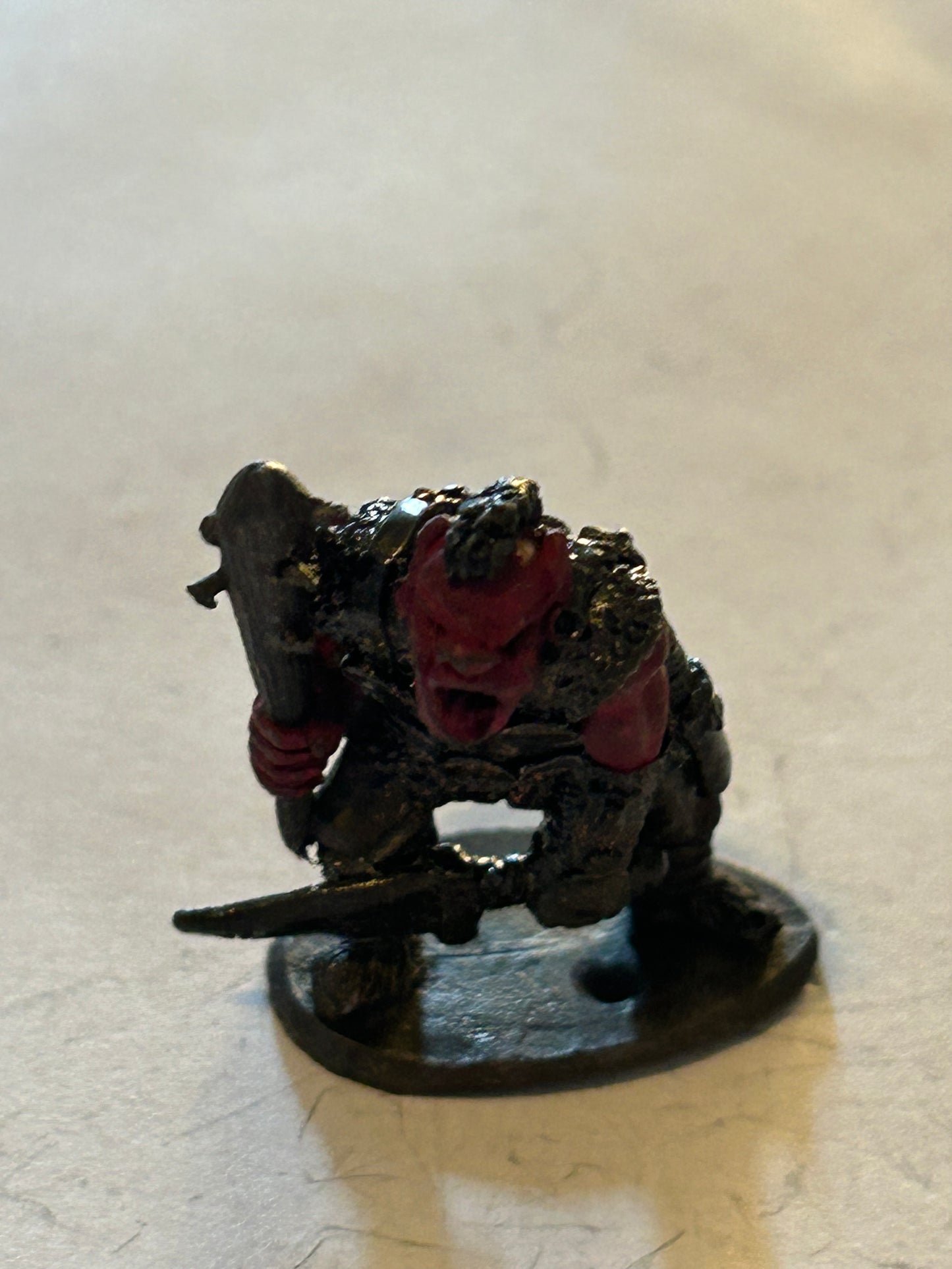 Citadel - Chronicle - Pre Slotta - Warhammer fantasy - CM09 - Hobgoblin with club and sword