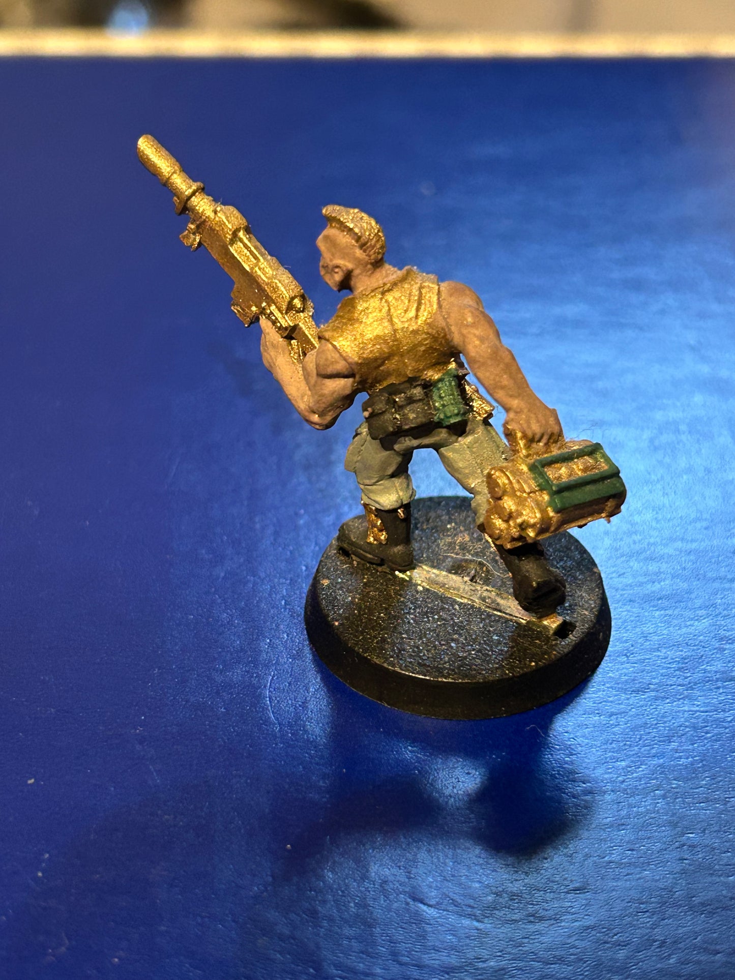 WARHAMMER40K IMPERIAL GUARD CATACHAN TROOPER WITH DEMOLITION CHARGE
