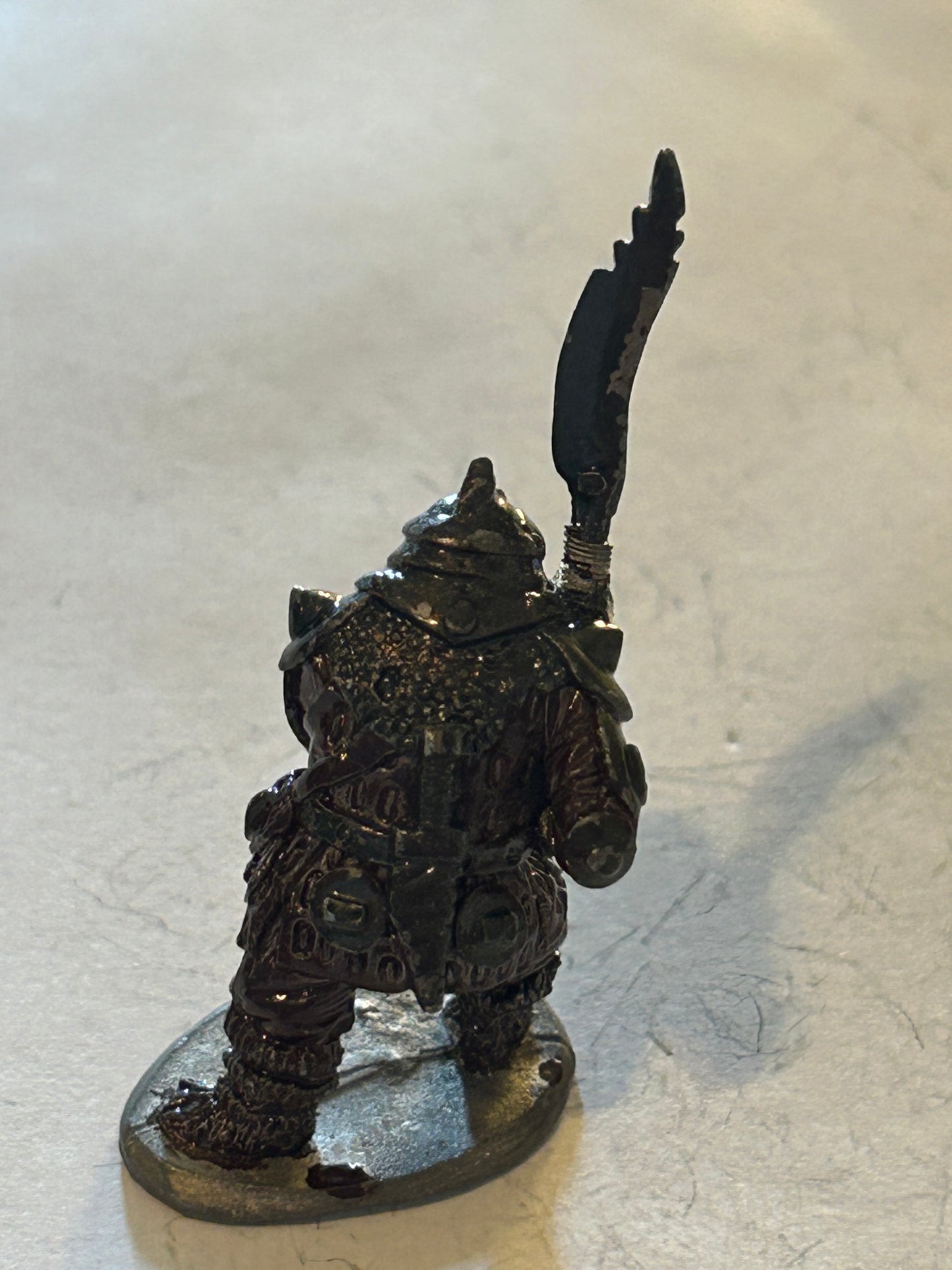 Citadel - Chronicle - Pre Slotta - Warhammer fantasy - CM09 - Hobgoblin with spear/halberd
