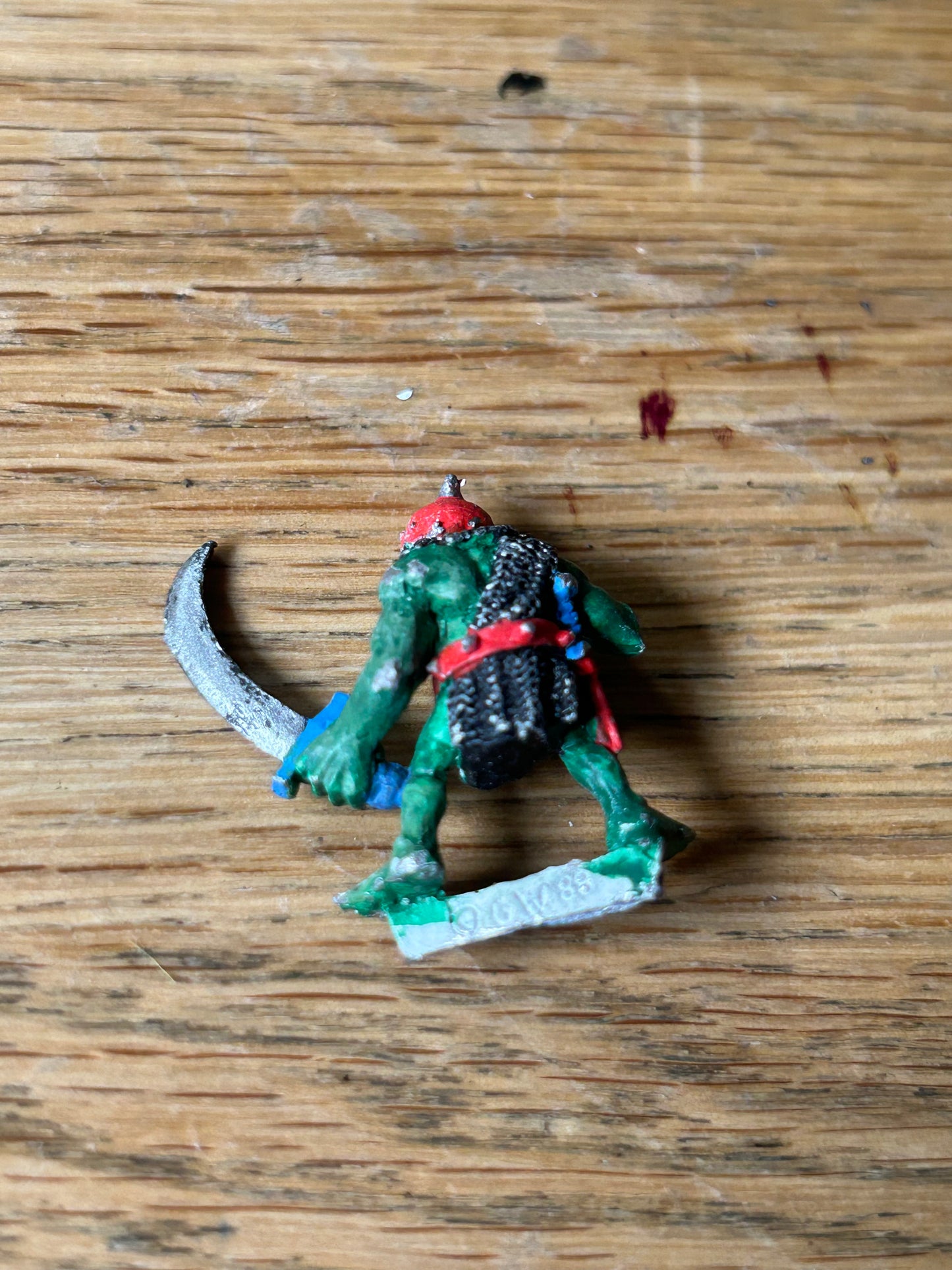 Warhammer fantasy orc war machine crewman leader