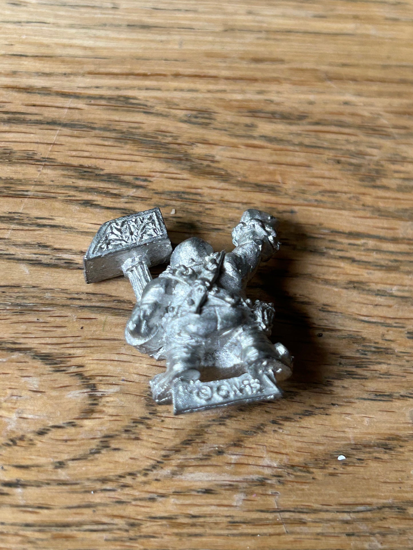 Warhammer Dwarf Flame Cannon Crew Master Gunner Metal Dwarves 1993 OOP