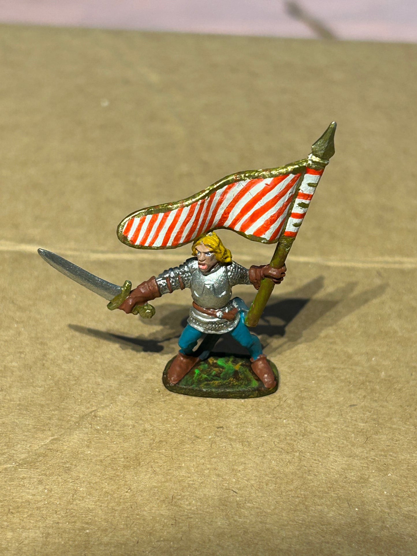 Grenadier models fantasy warriors fighting men standard bearer with sword