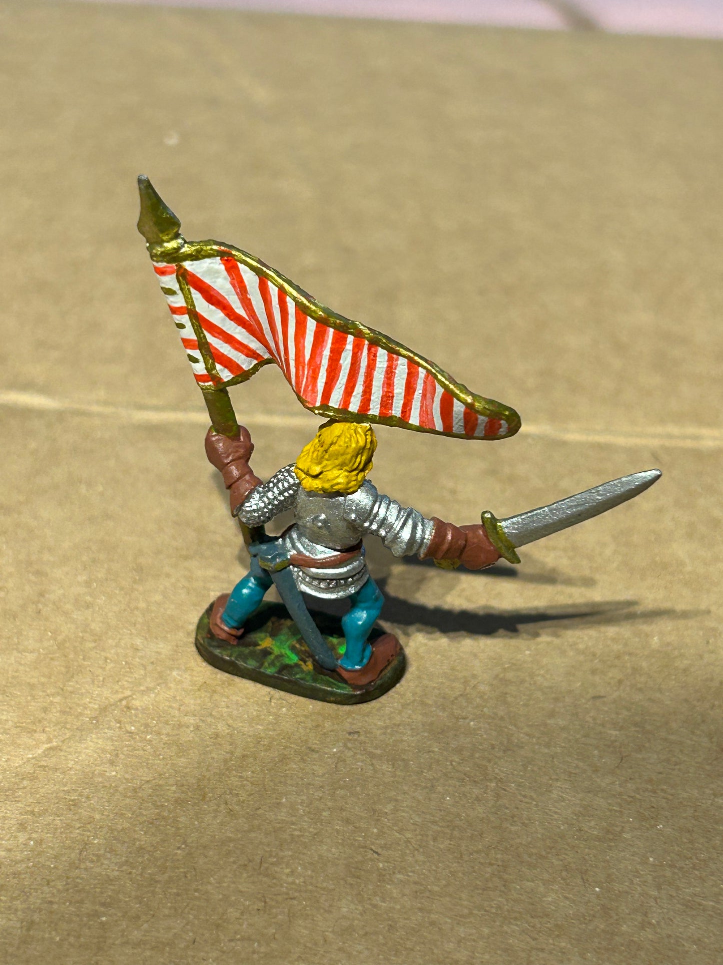 Grenadier models fantasy warriors fighting men standard bearer with sword