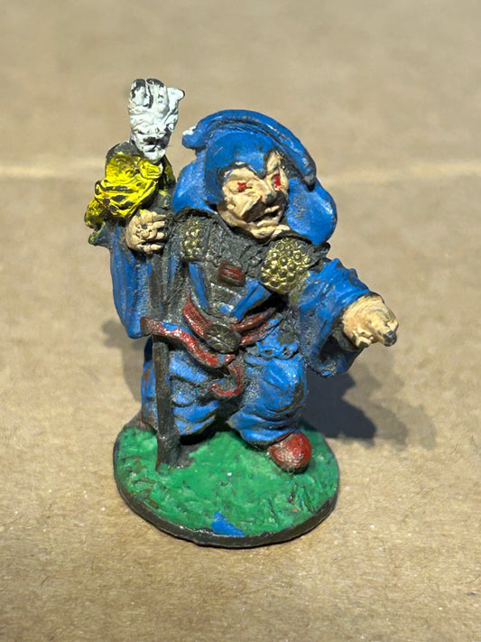 Citadel Warhammer - Bryan Ansell Chaos Marauder - Enkalon Garusa Wizard 1980's