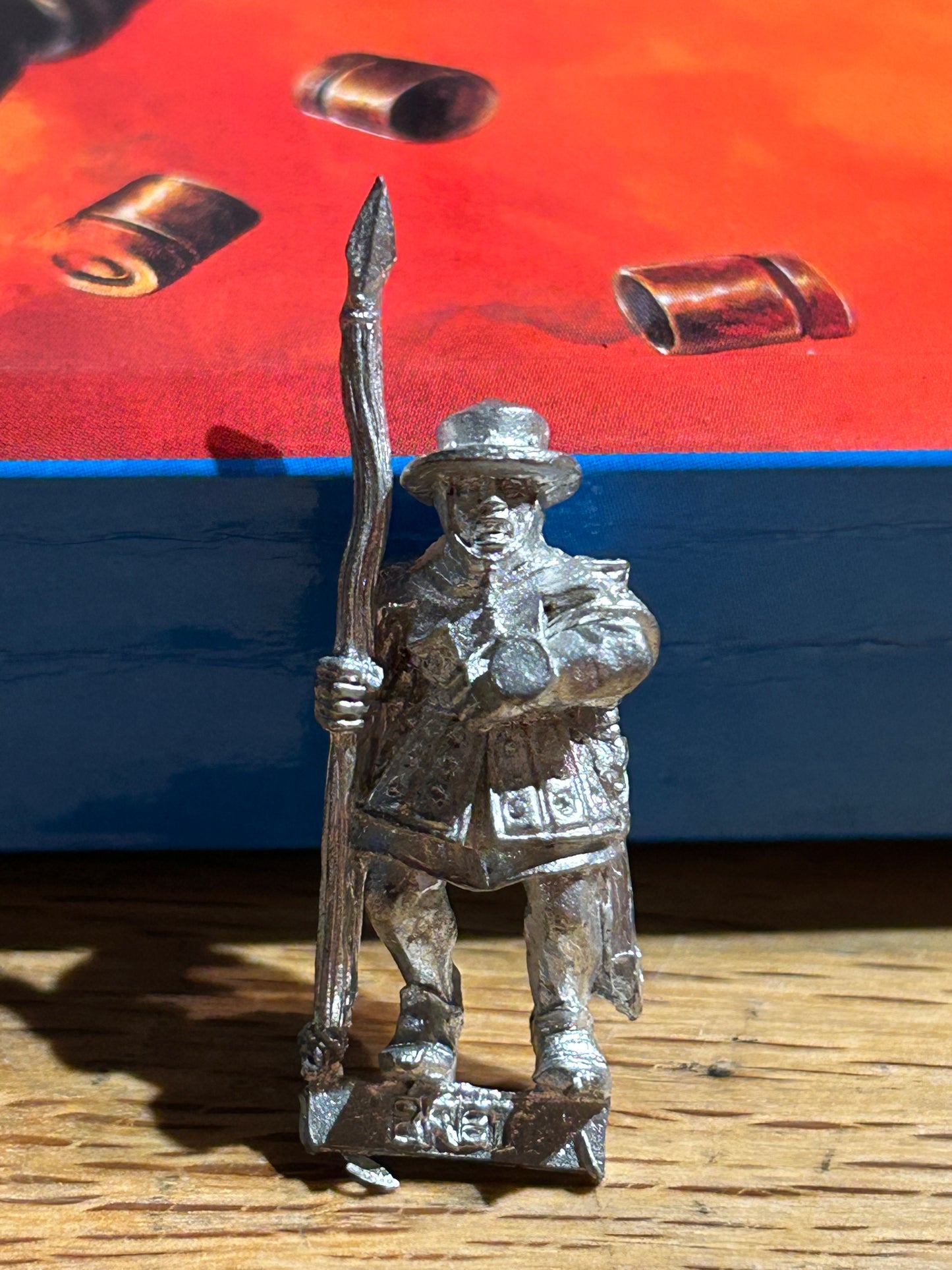 Bretonnian man at arms spearman metal warhammer fantasy